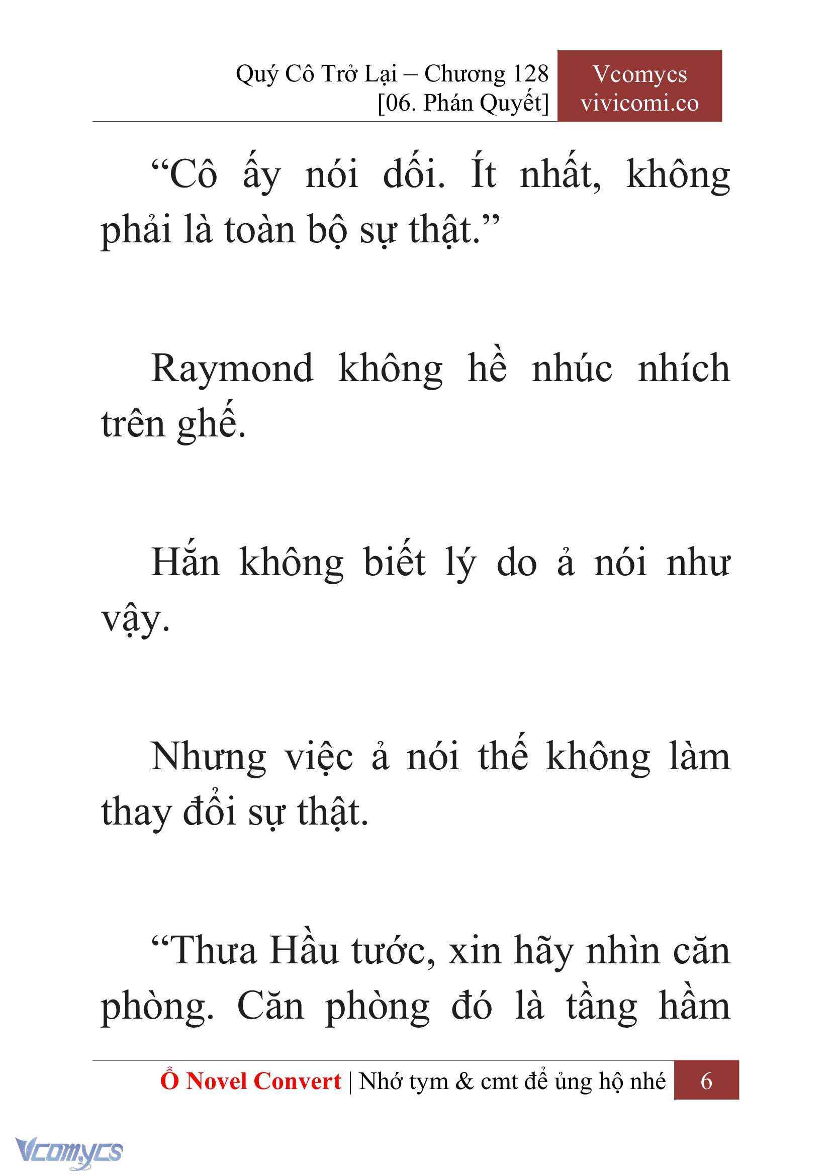 [Novel] Quý Cô Trở Lại Chapter 128 - Trang 9