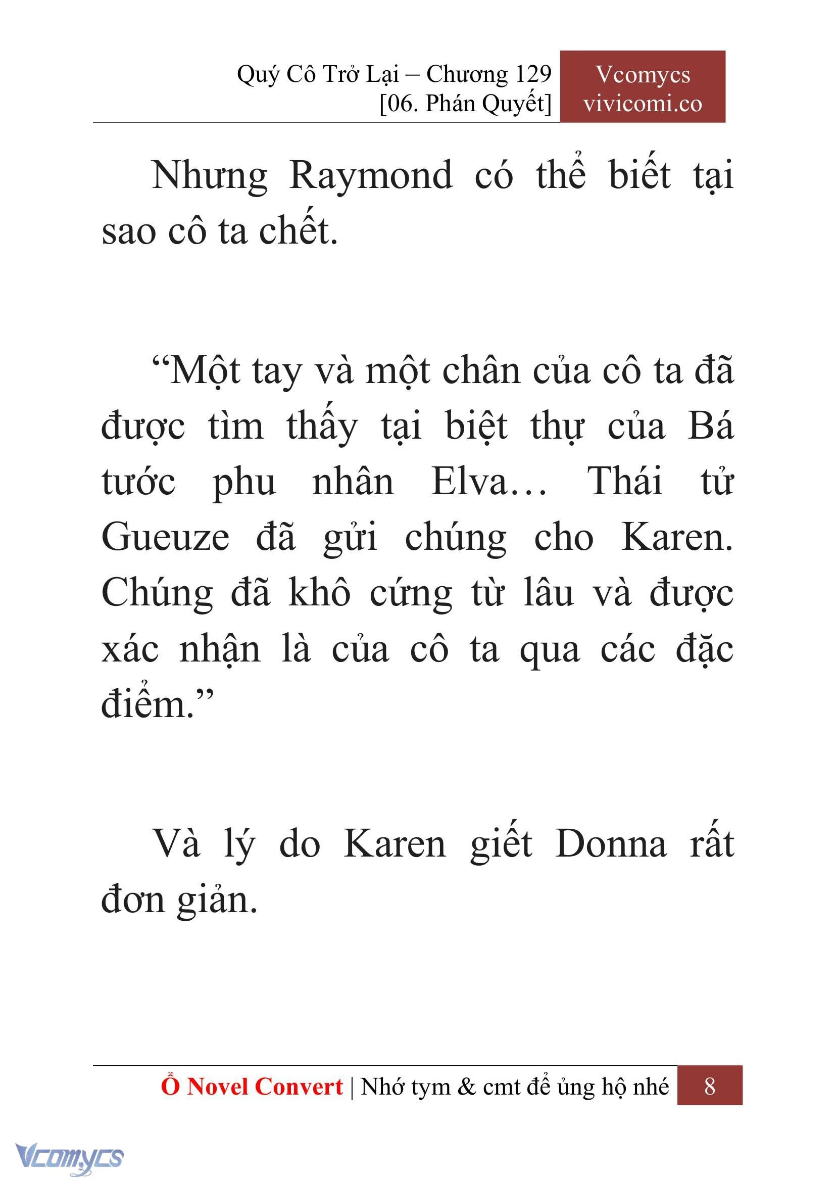 [Novel] Quý Cô Trở Lại Chapter 129 - Trang 11