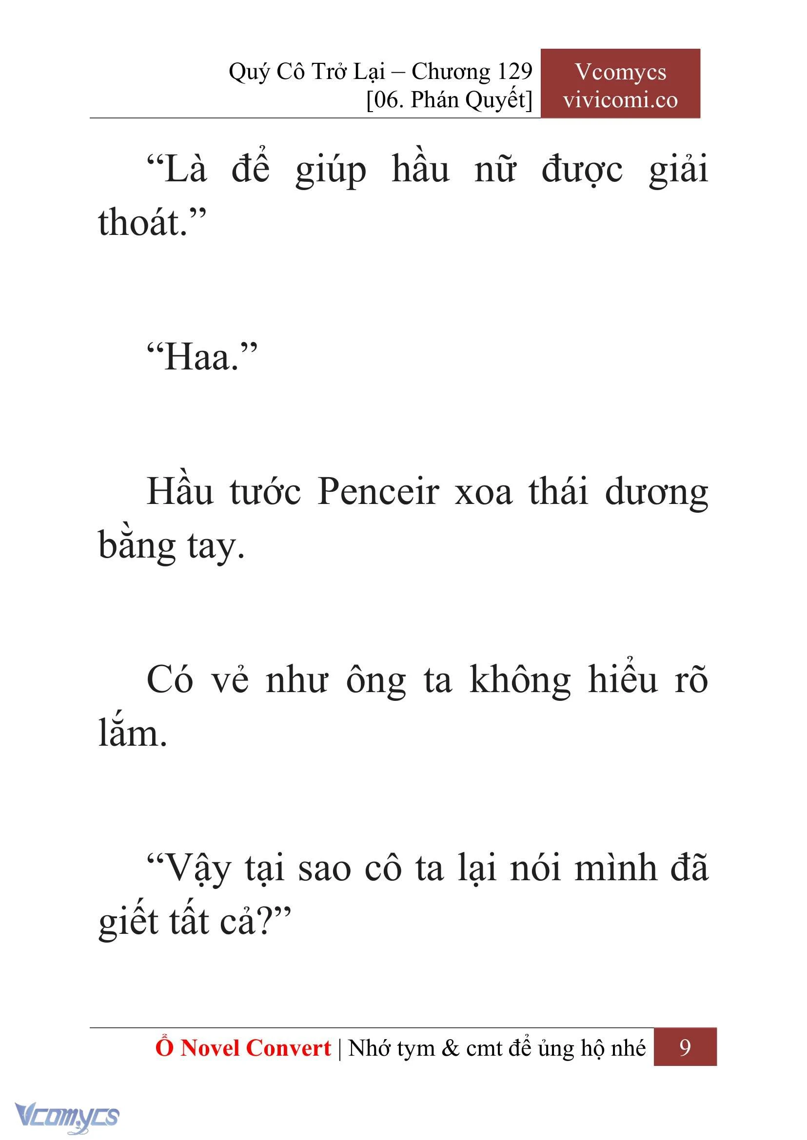 [Novel] Quý Cô Trở Lại Chapter 129 - Trang 12