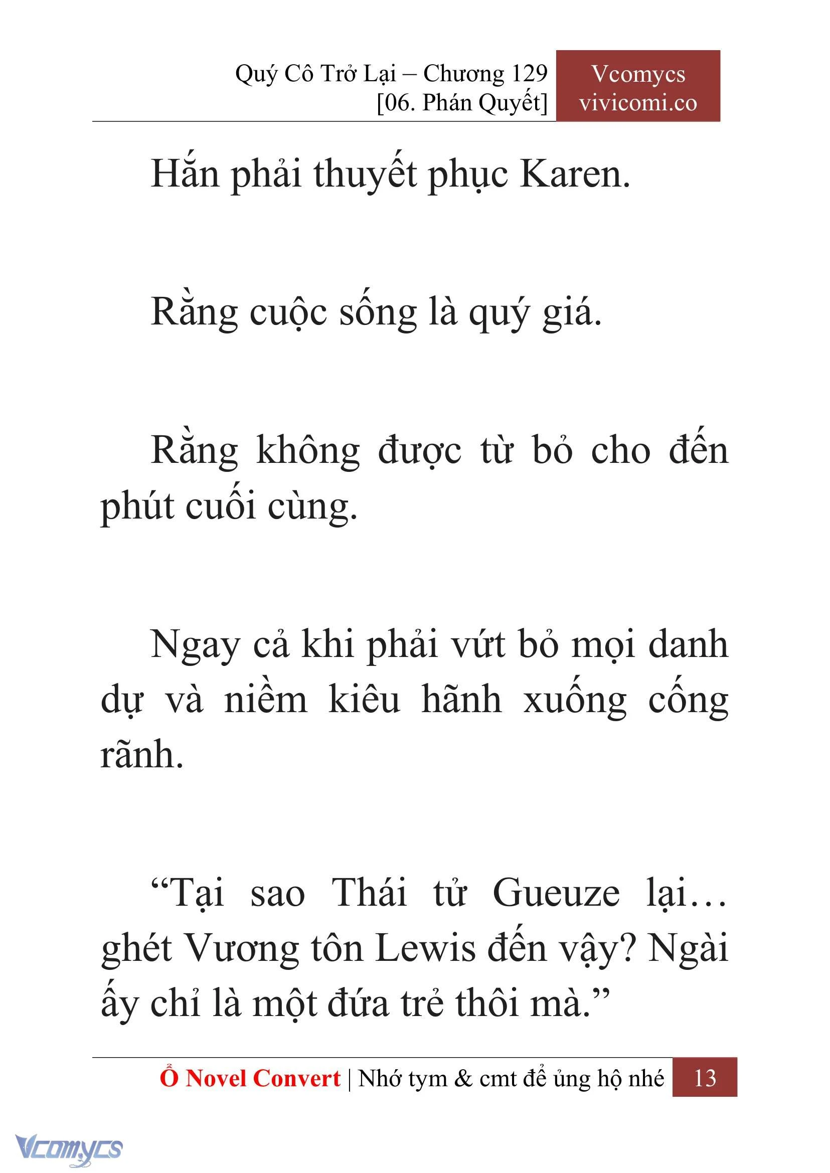 [Novel] Quý Cô Trở Lại Chapter 129 - Trang 16