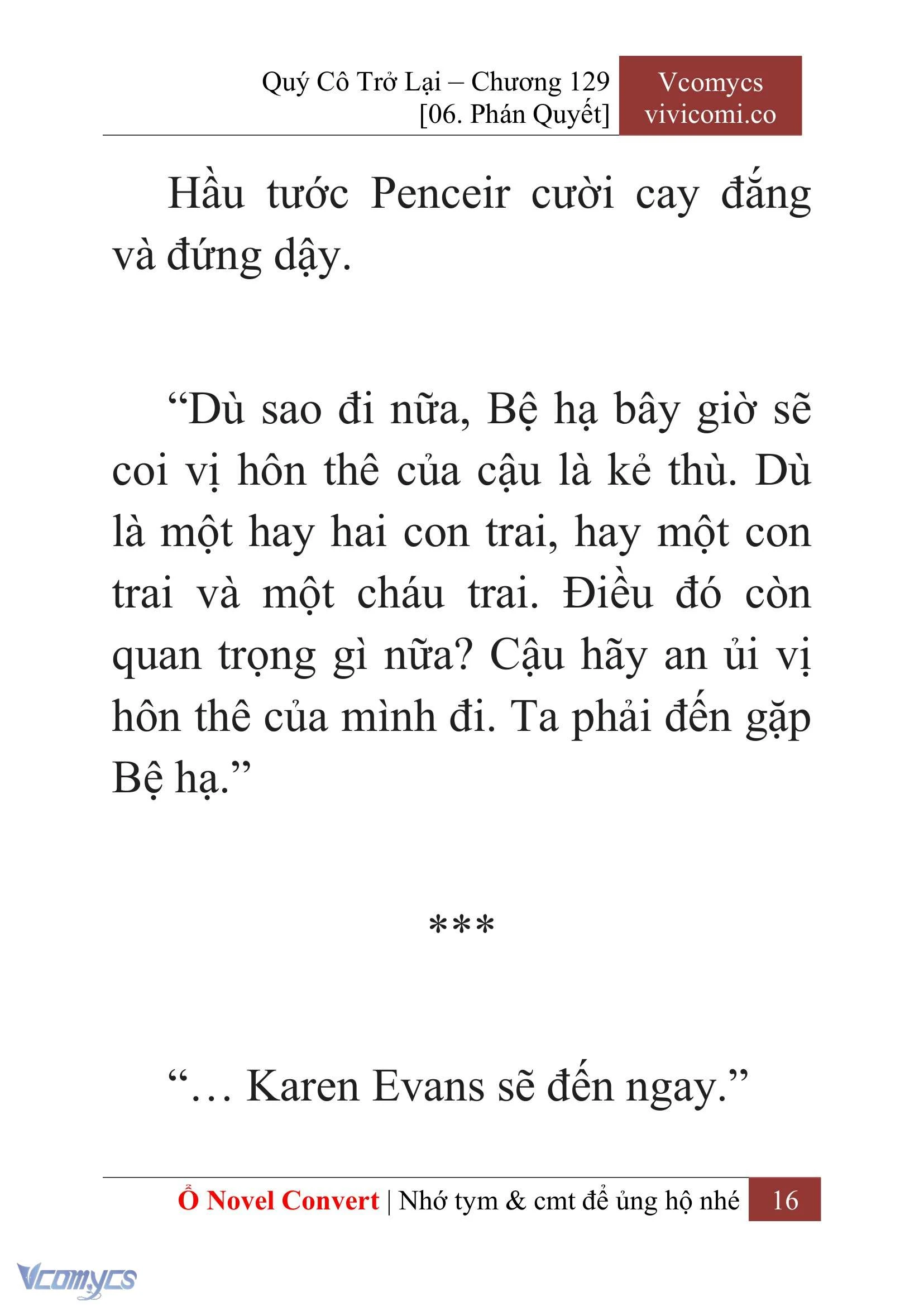 [Novel] Quý Cô Trở Lại Chapter 129 - Trang 19