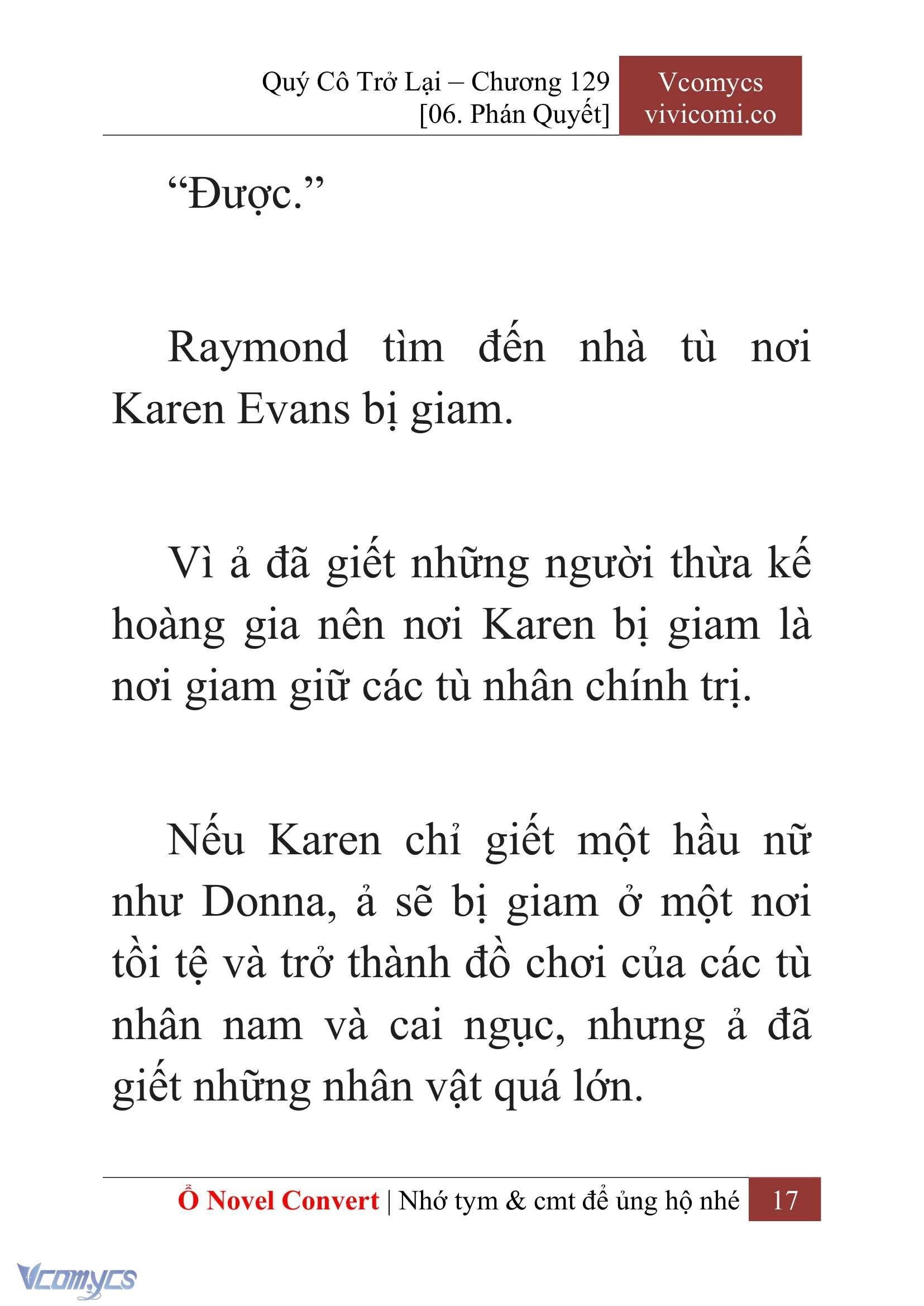 [Novel] Quý Cô Trở Lại Chapter 129 - Trang 20