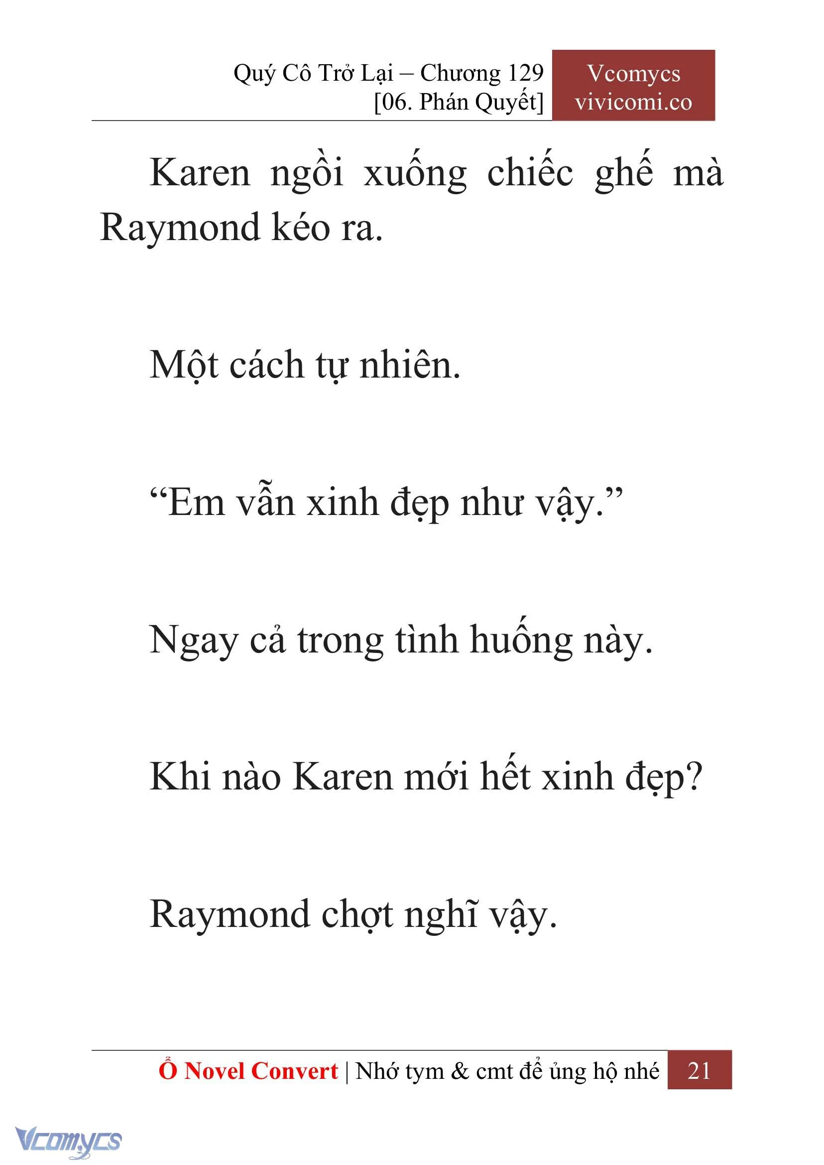 [Novel] Quý Cô Trở Lại Chapter 129 - Trang 24