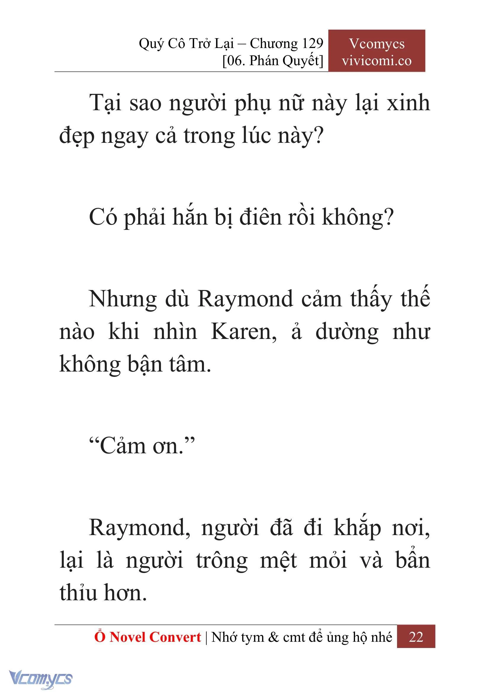 [Novel] Quý Cô Trở Lại Chapter 129 - Trang 25