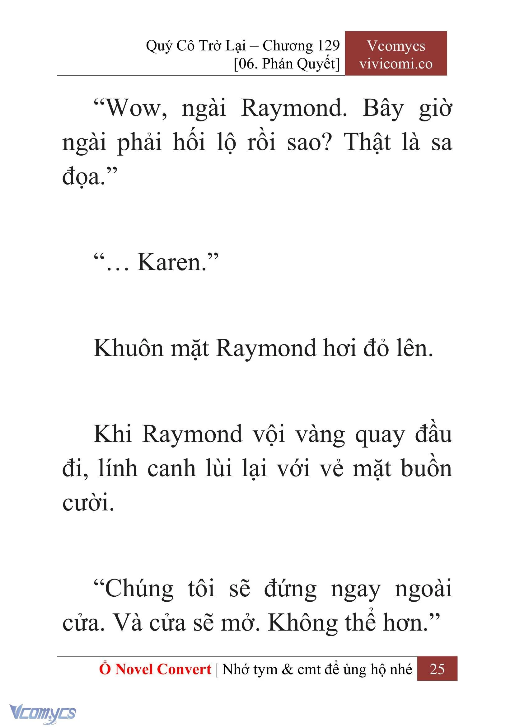 [Novel] Quý Cô Trở Lại Chapter 129 - Trang 28