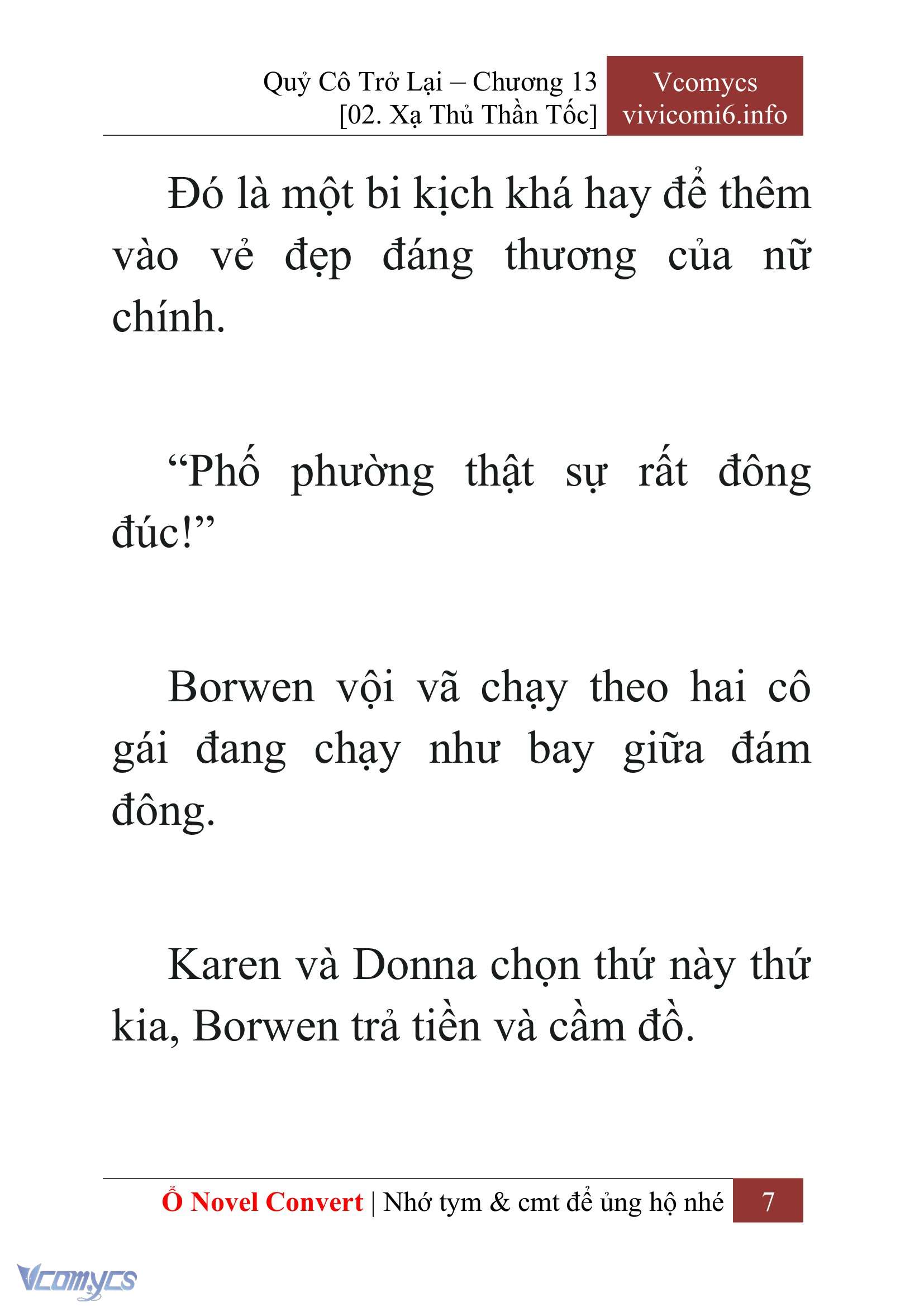 [Novel] Quý Cô Trở Lại Chapter 13 - Trang 10