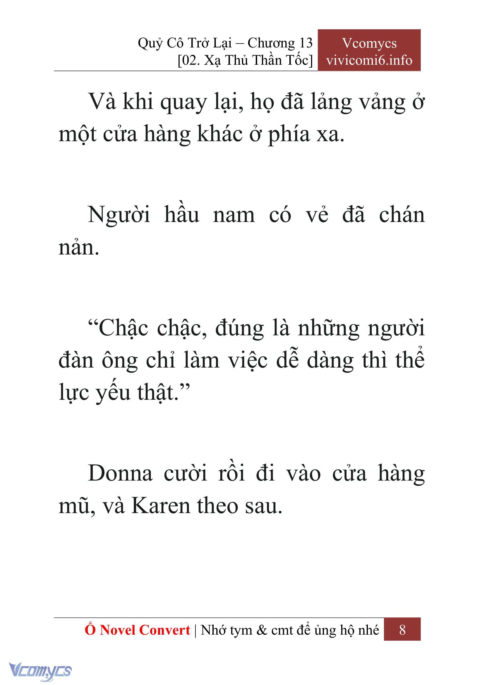 [Novel] Quý Cô Trở Lại Chapter 13 - Trang 11