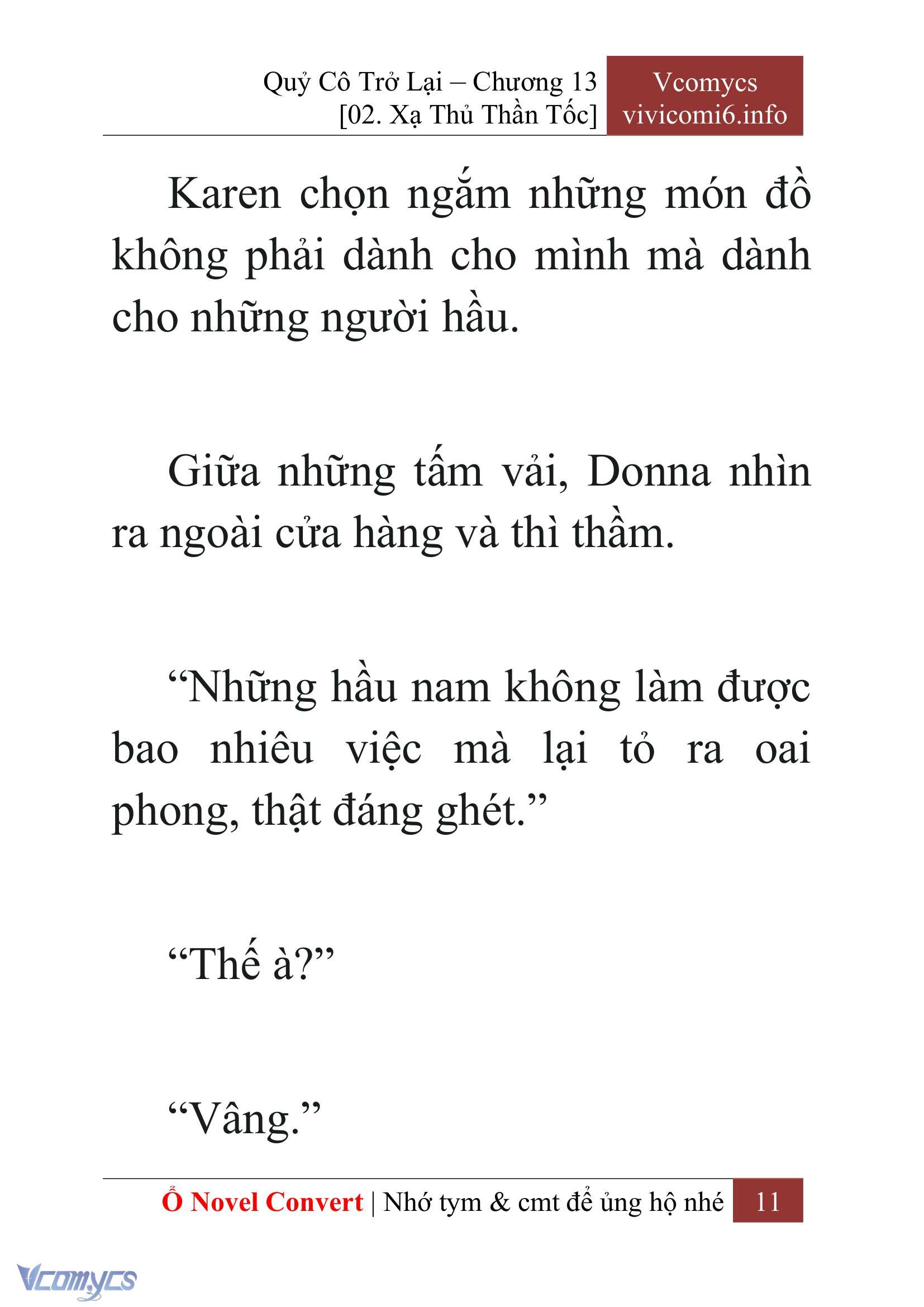 [Novel] Quý Cô Trở Lại Chapter 13 - Trang 14