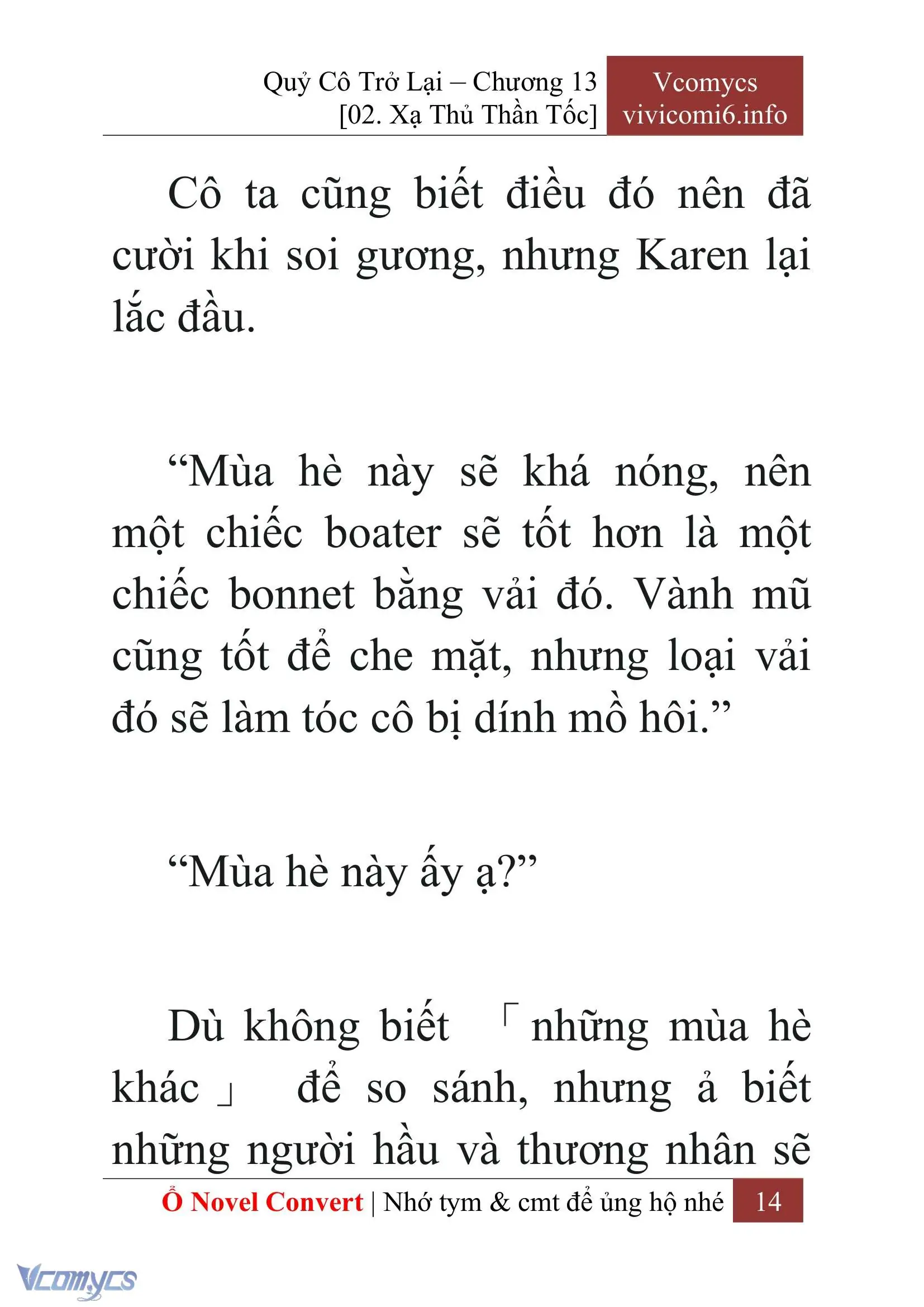 [Novel] Quý Cô Trở Lại Chapter 13 - Trang 17