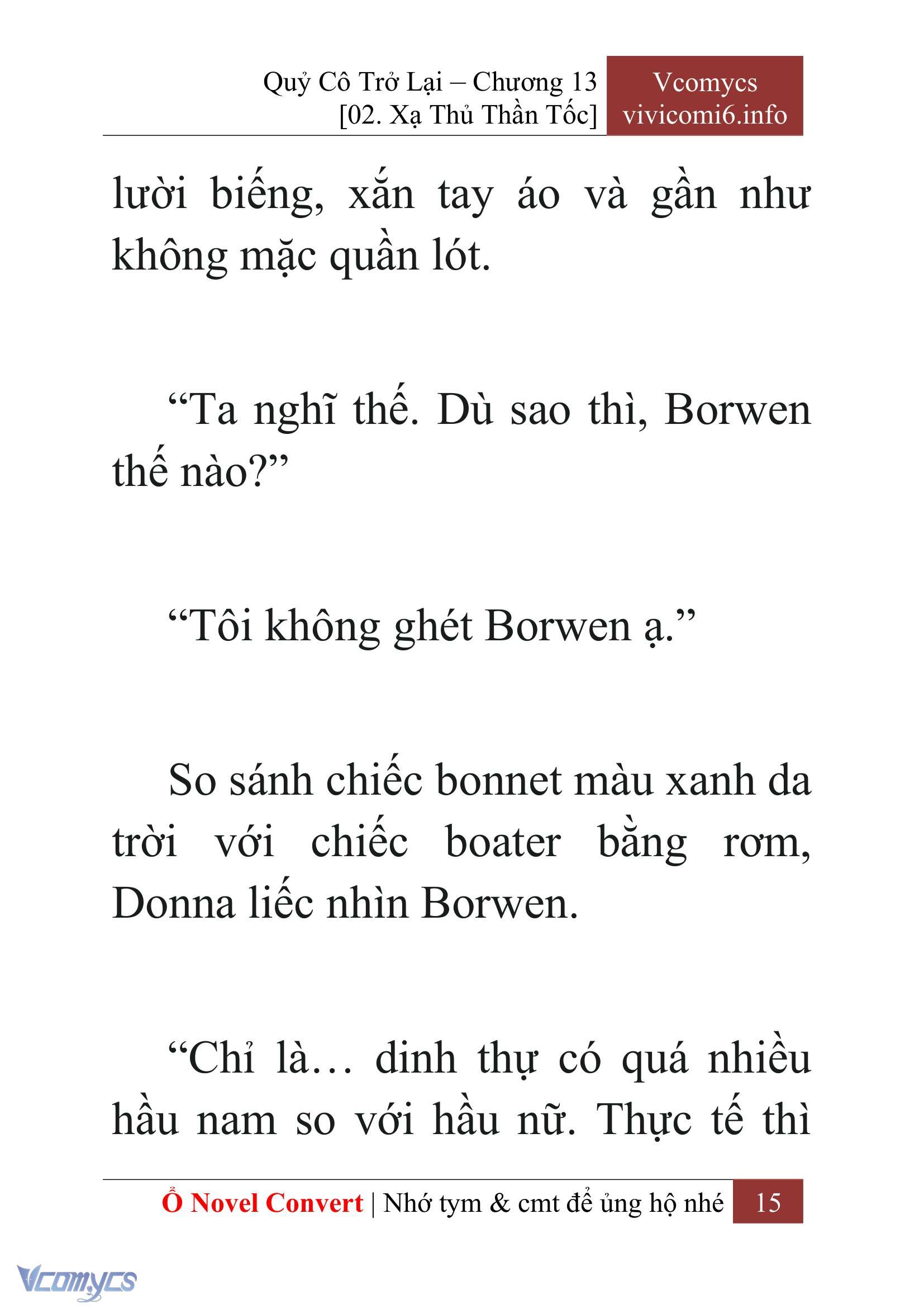 [Novel] Quý Cô Trở Lại Chapter 13 - Trang 18