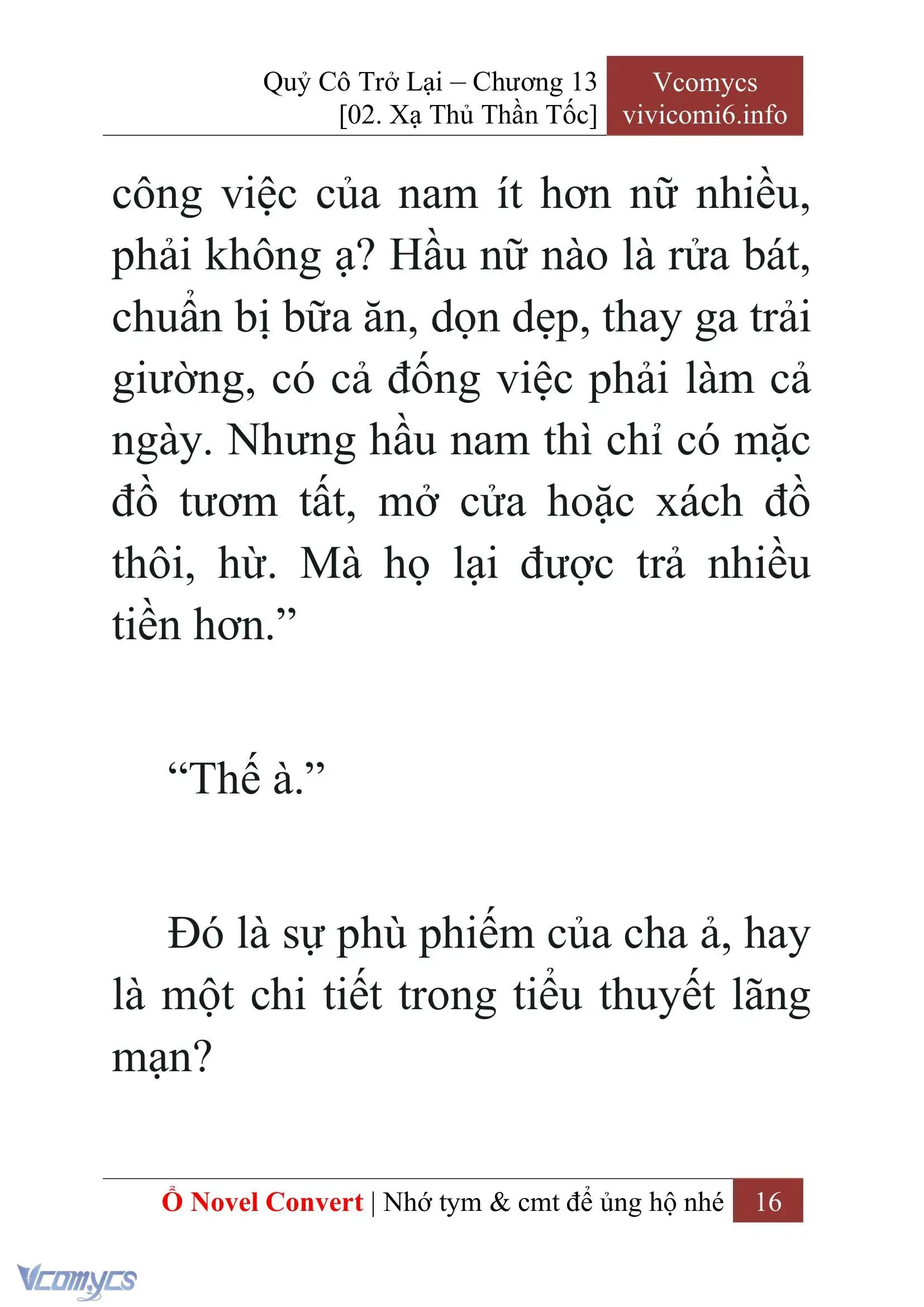 [Novel] Quý Cô Trở Lại Chapter 13 - Trang 19