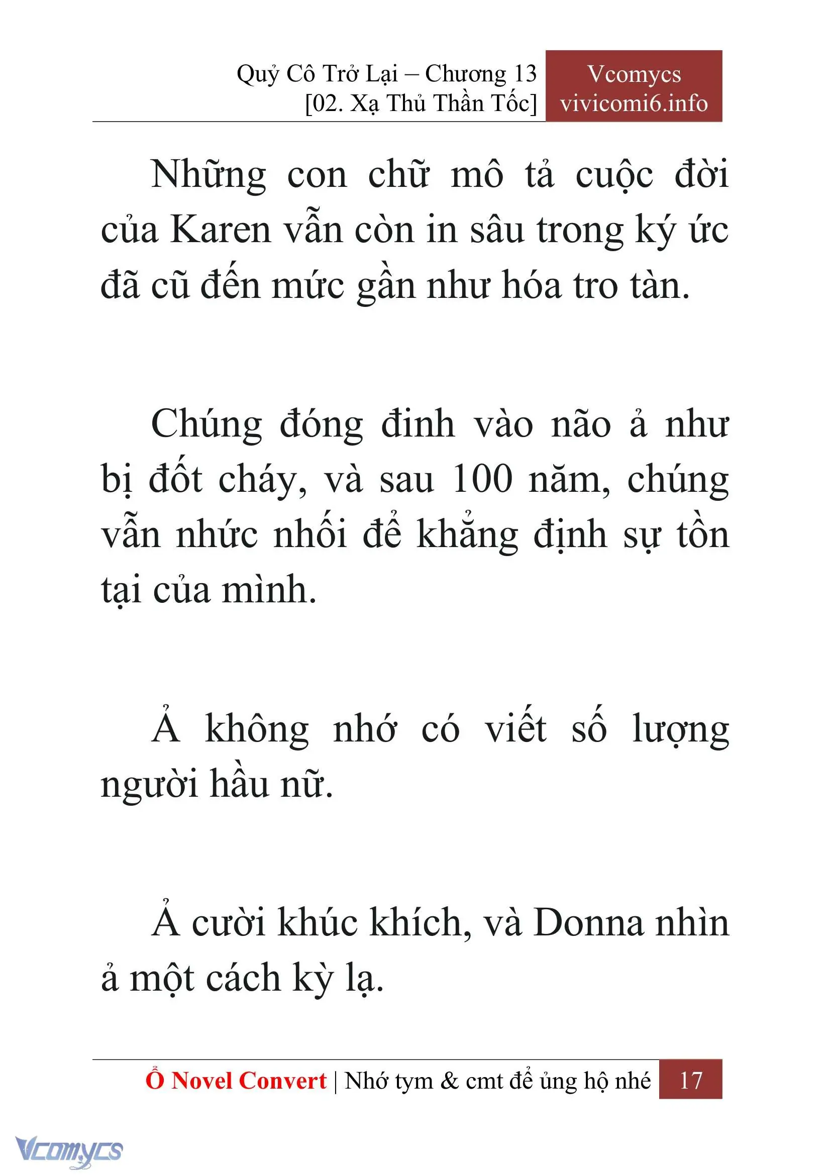 [Novel] Quý Cô Trở Lại Chapter 13 - Trang 20