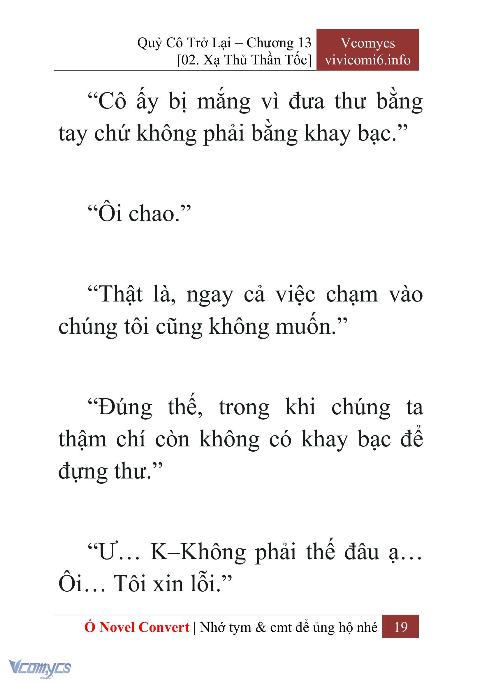 [Novel] Quý Cô Trở Lại Chapter 13 - Trang 22