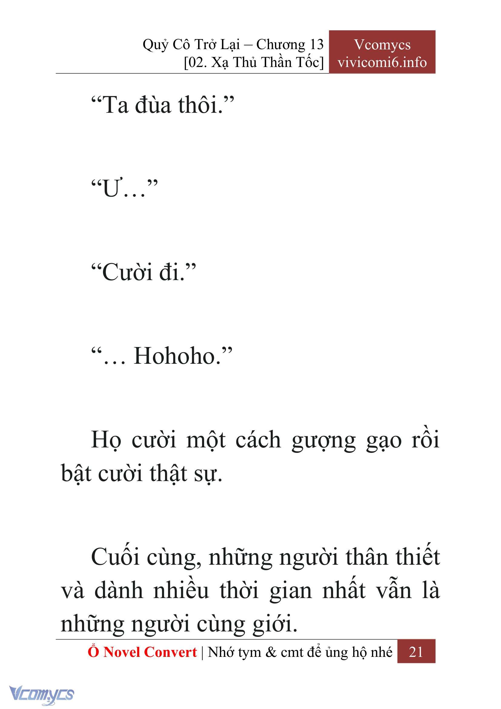 [Novel] Quý Cô Trở Lại Chapter 13 - Trang 24