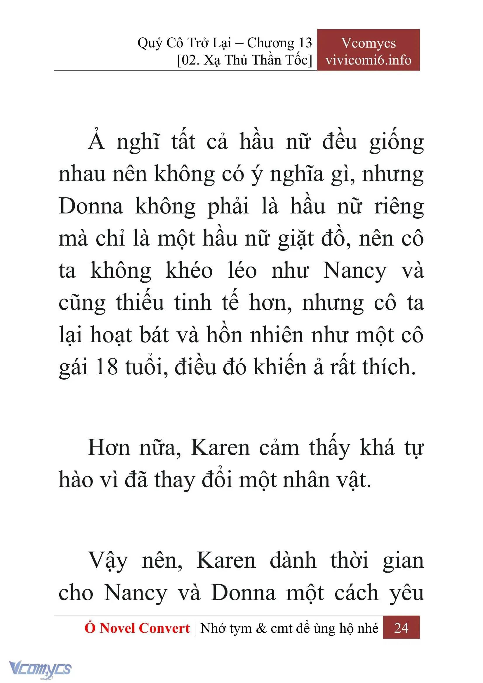 [Novel] Quý Cô Trở Lại Chapter 13 - Trang 27