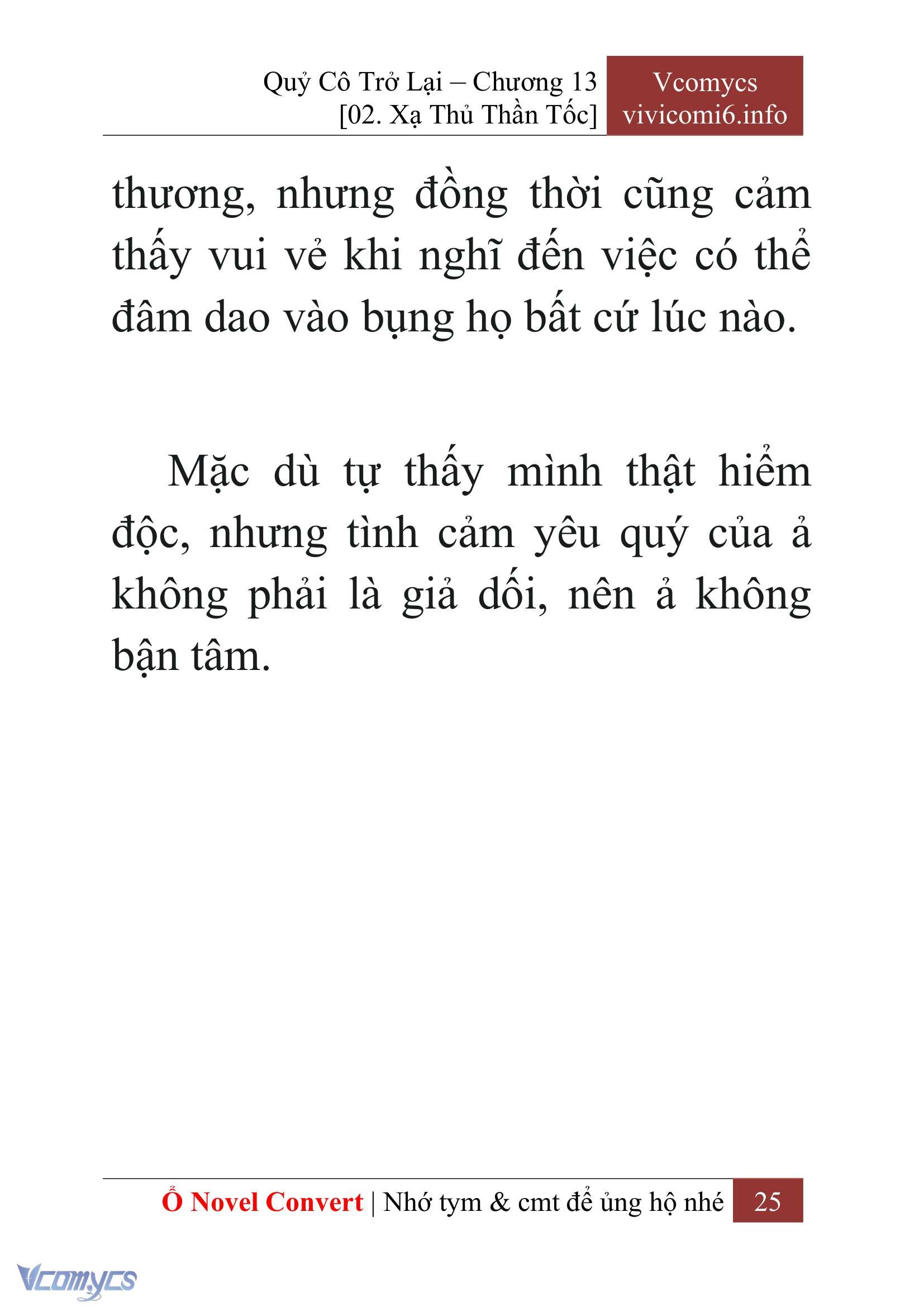 [Novel] Quý Cô Trở Lại Chapter 13 - Trang 28