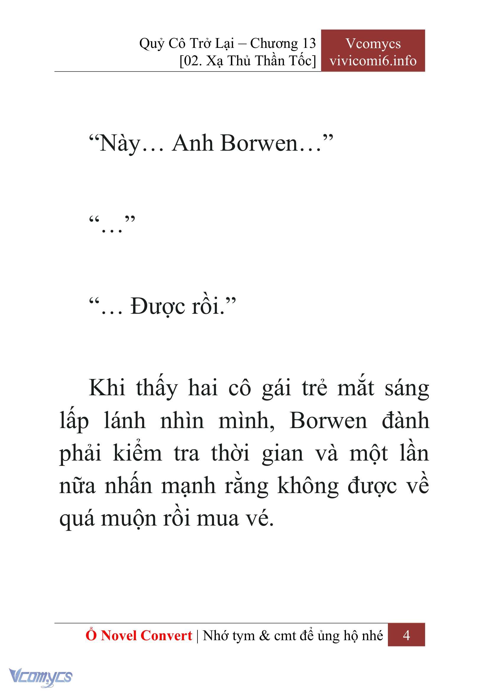 [Novel] Quý Cô Trở Lại Chapter 13 - Trang 7