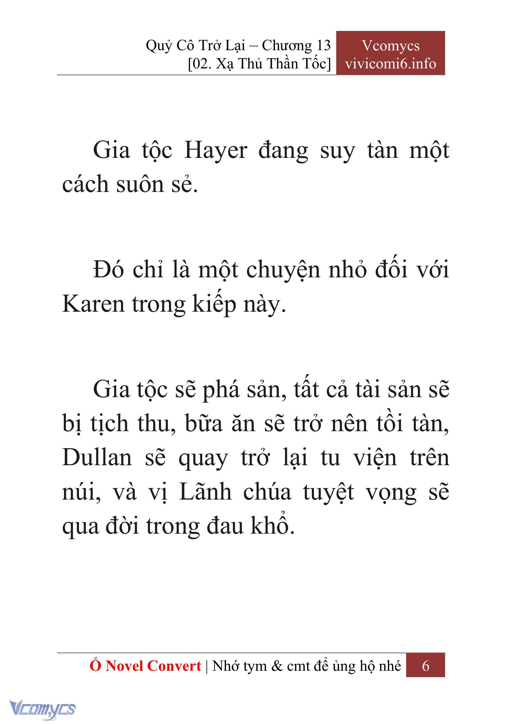 [Novel] Quý Cô Trở Lại Chapter 13 - Trang 9