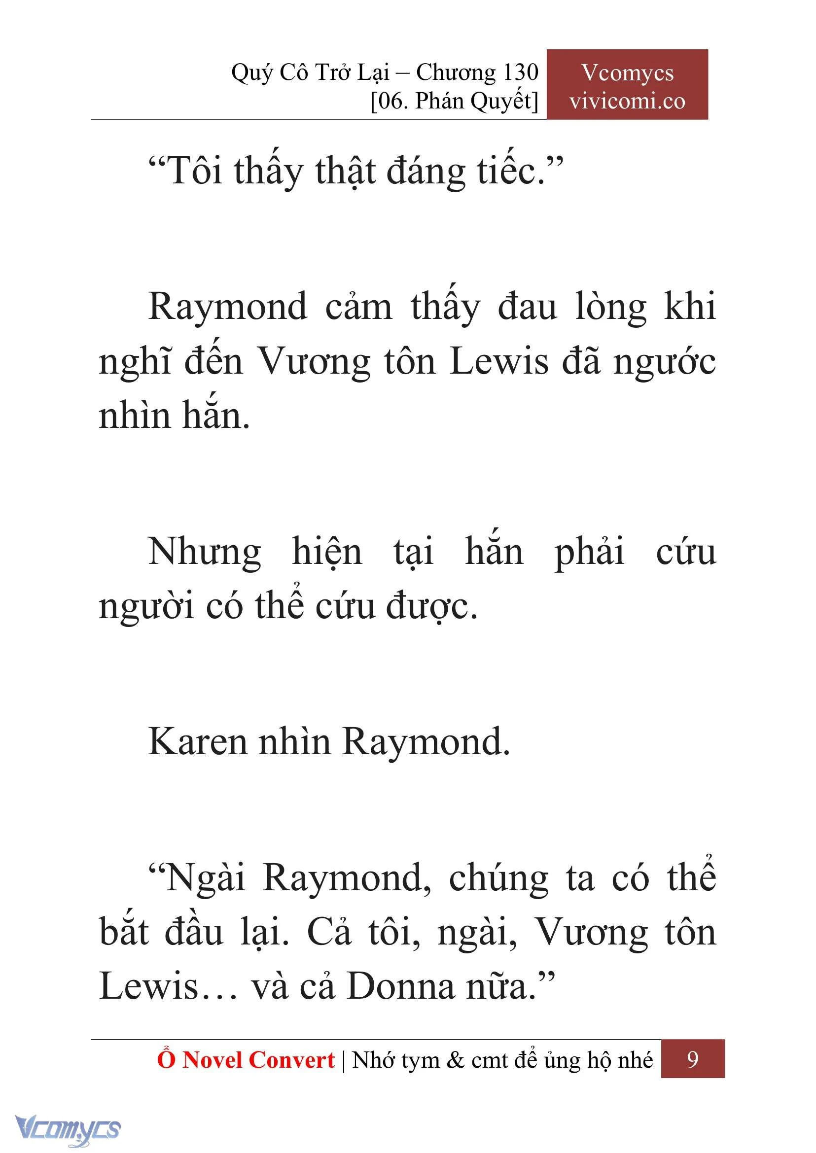 [Novel] Quý Cô Trở Lại Chapter 130 - Trang 12