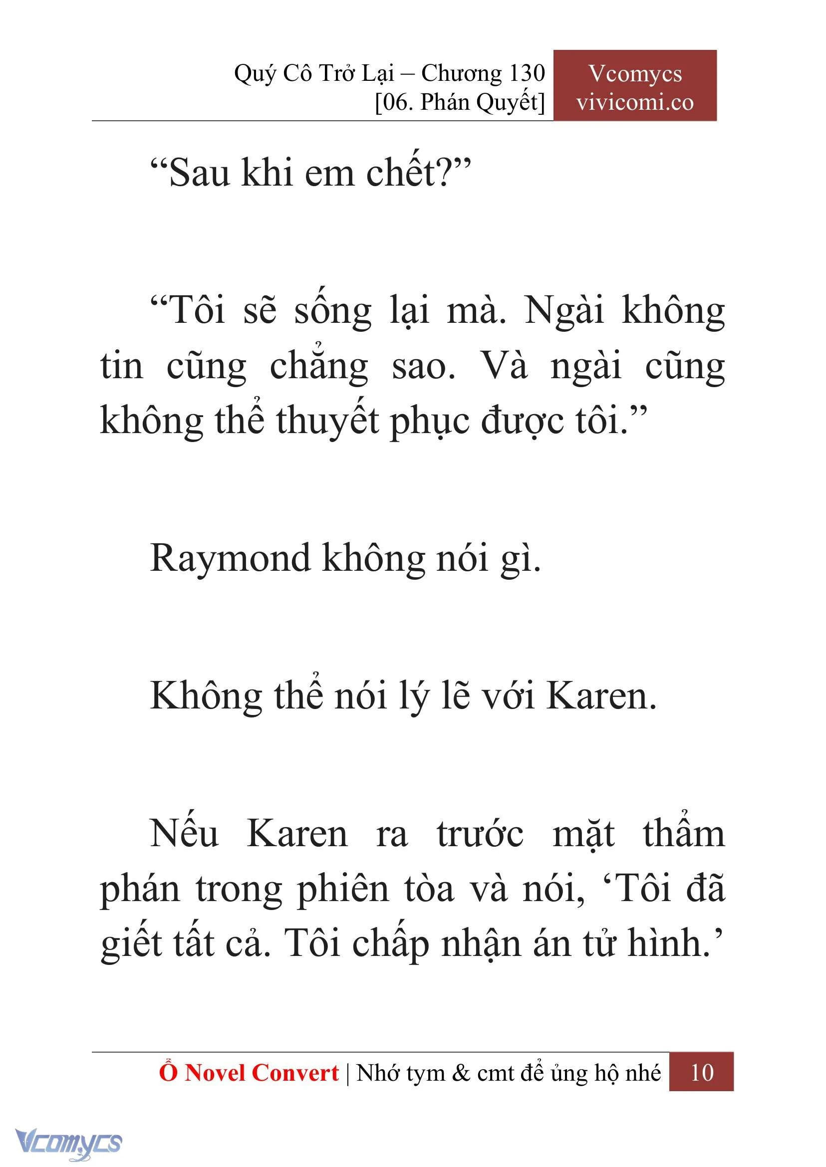 [Novel] Quý Cô Trở Lại Chapter 130 - Trang 13