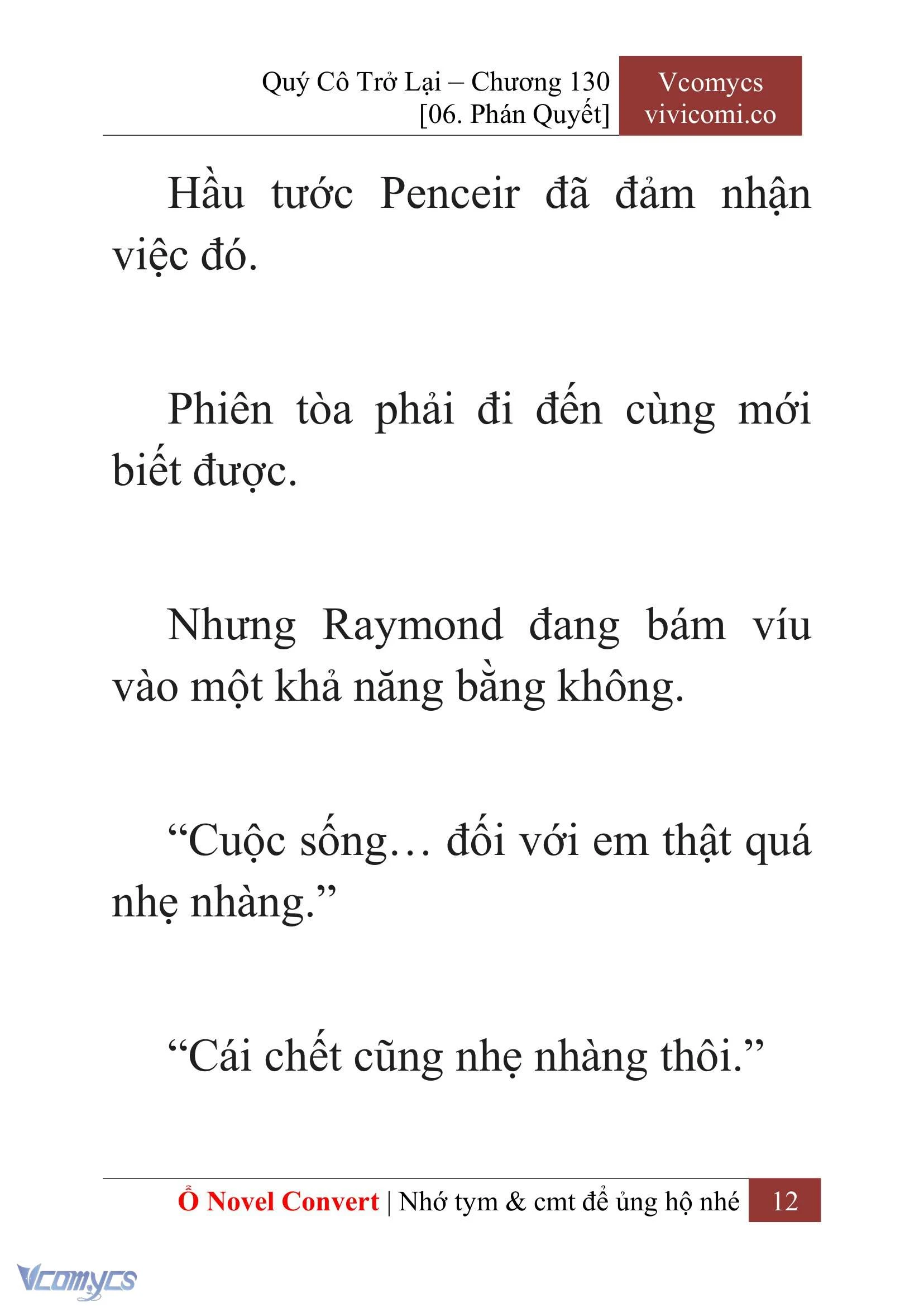 [Novel] Quý Cô Trở Lại Chapter 130 - Trang 15