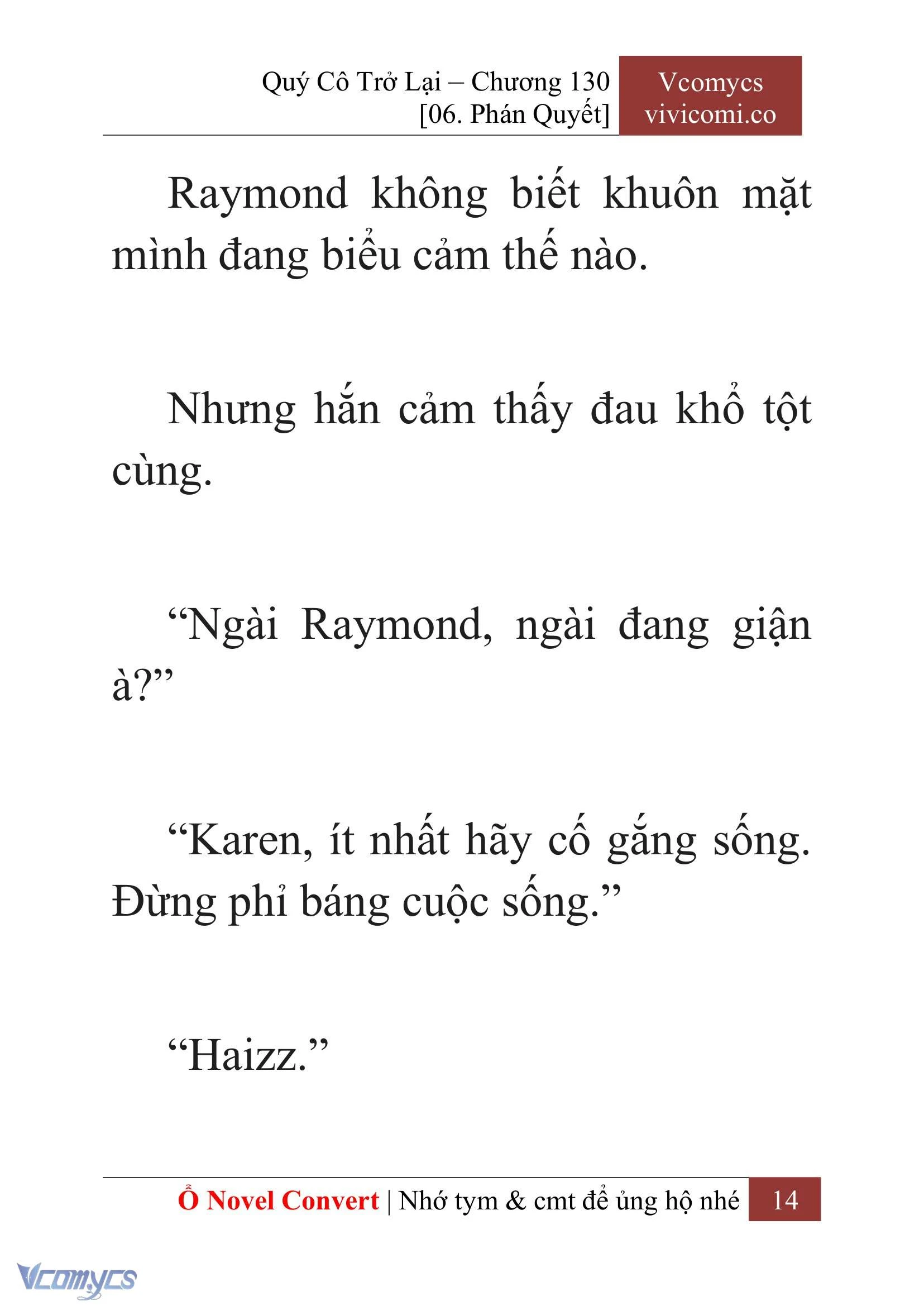 [Novel] Quý Cô Trở Lại Chapter 130 - Trang 17