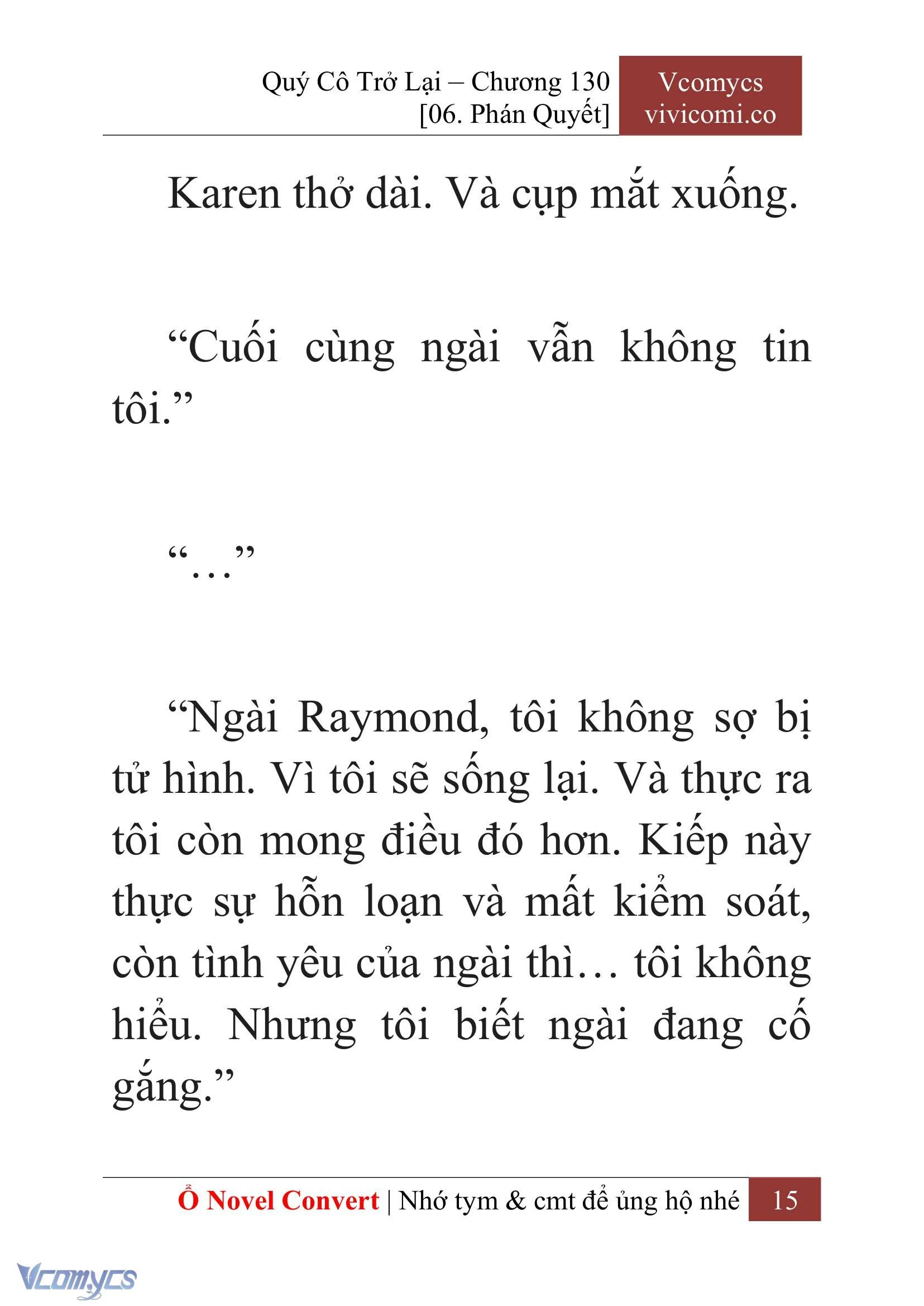 [Novel] Quý Cô Trở Lại Chapter 130 - Trang 18