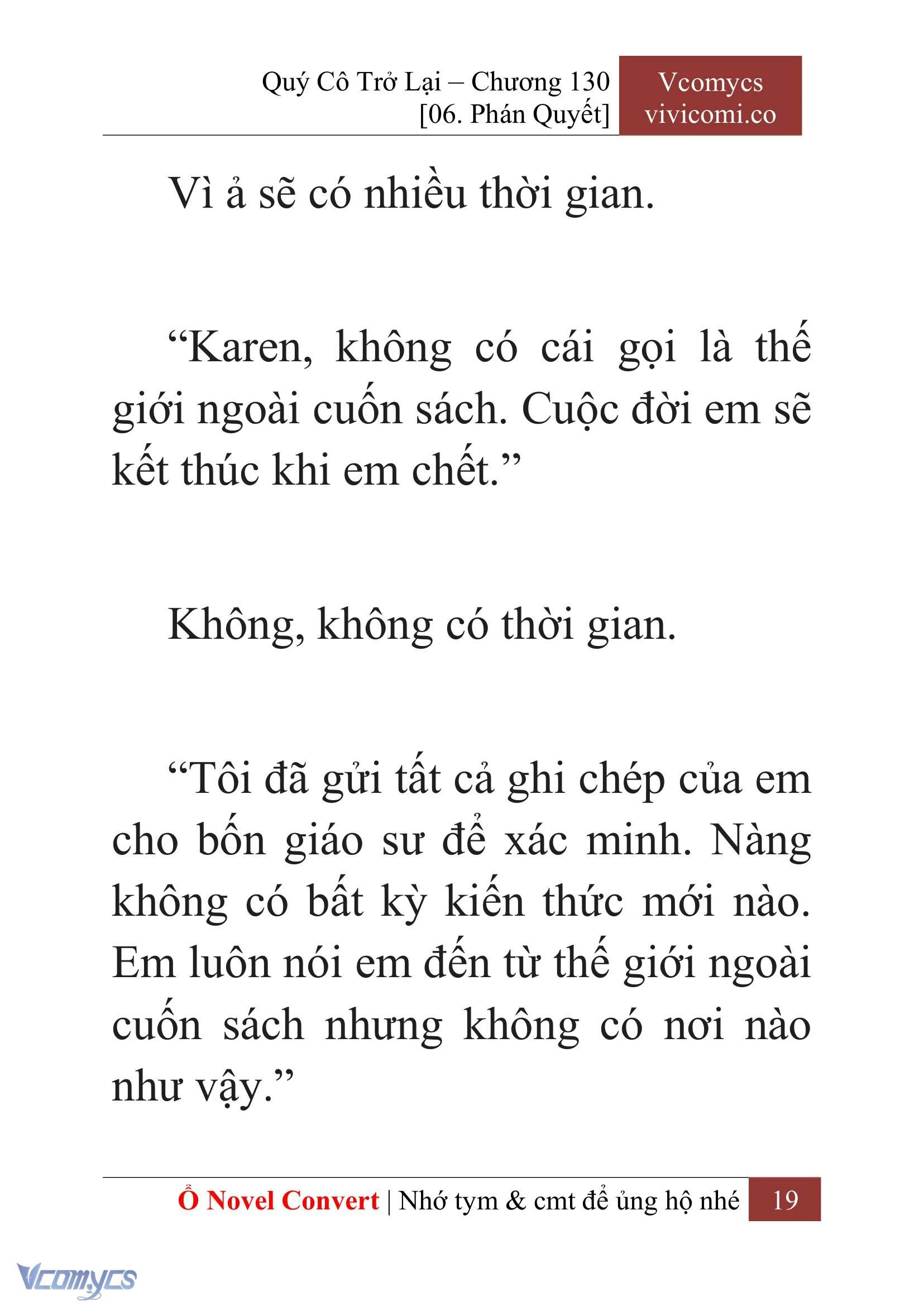 [Novel] Quý Cô Trở Lại Chapter 130 - Trang 22