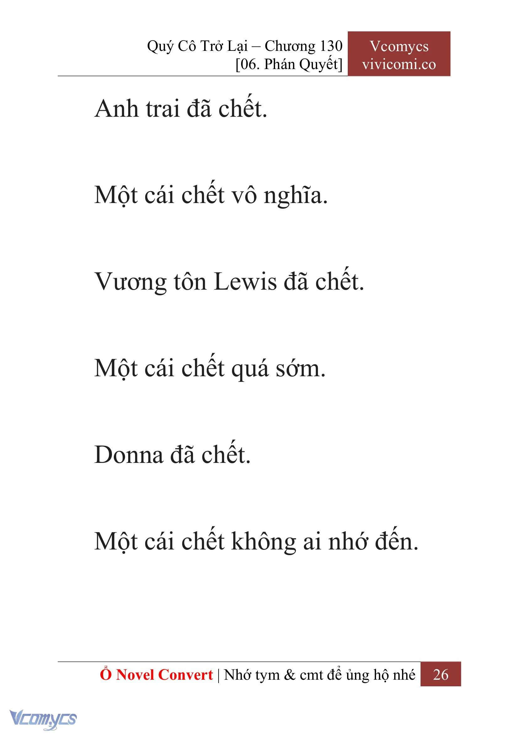 [Novel] Quý Cô Trở Lại Chapter 130 - Trang 29
