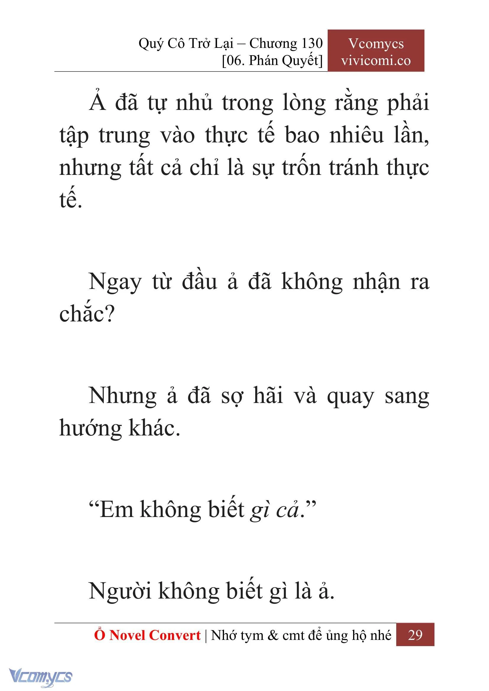 [Novel] Quý Cô Trở Lại Chapter 130 - Trang 32