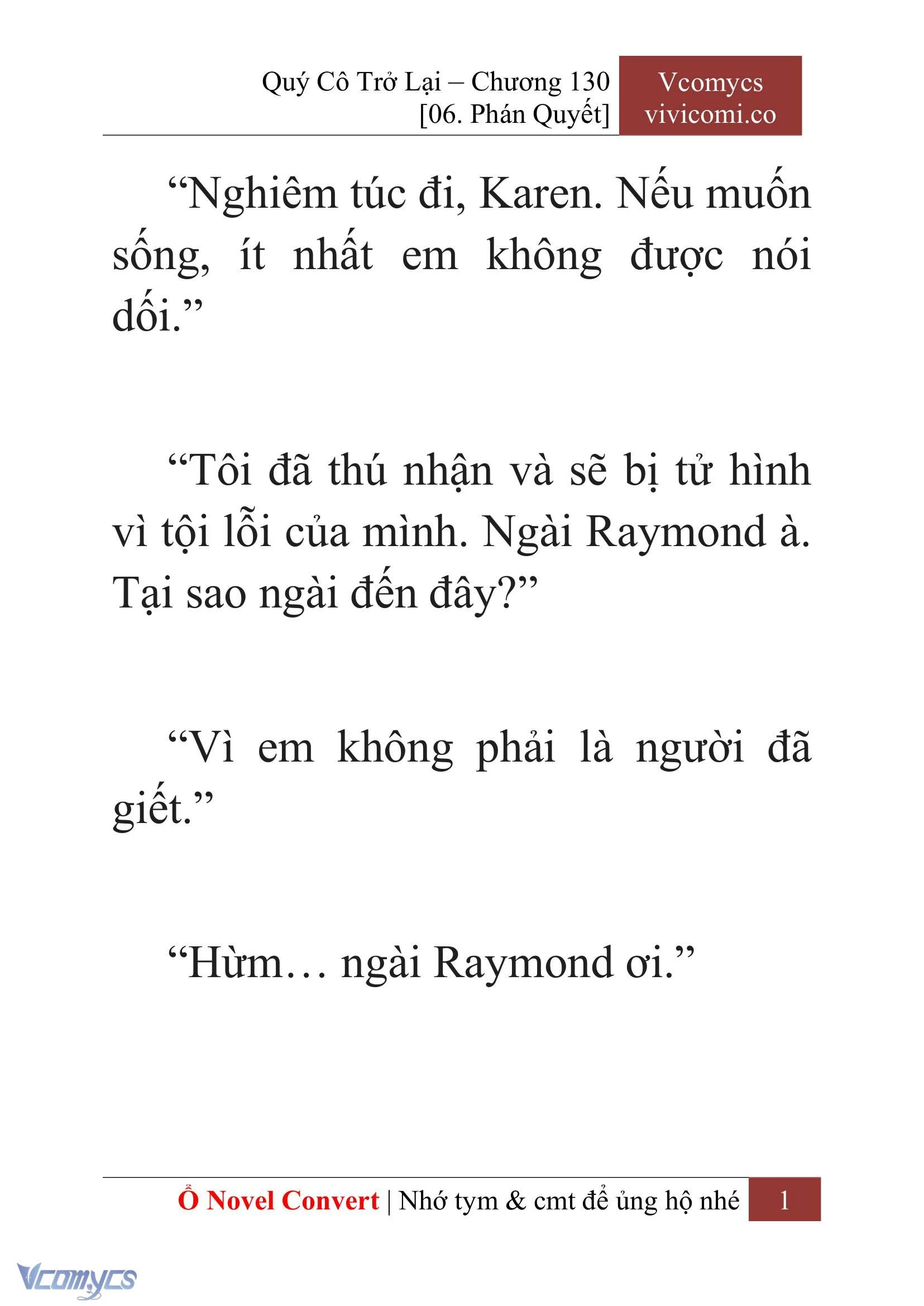 [Novel] Quý Cô Trở Lại Chapter 130 - Trang 4