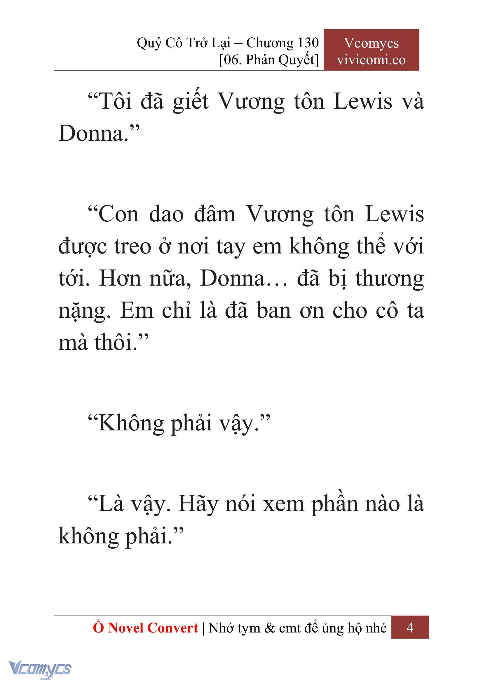 [Novel] Quý Cô Trở Lại Chapter 130 - Trang 7