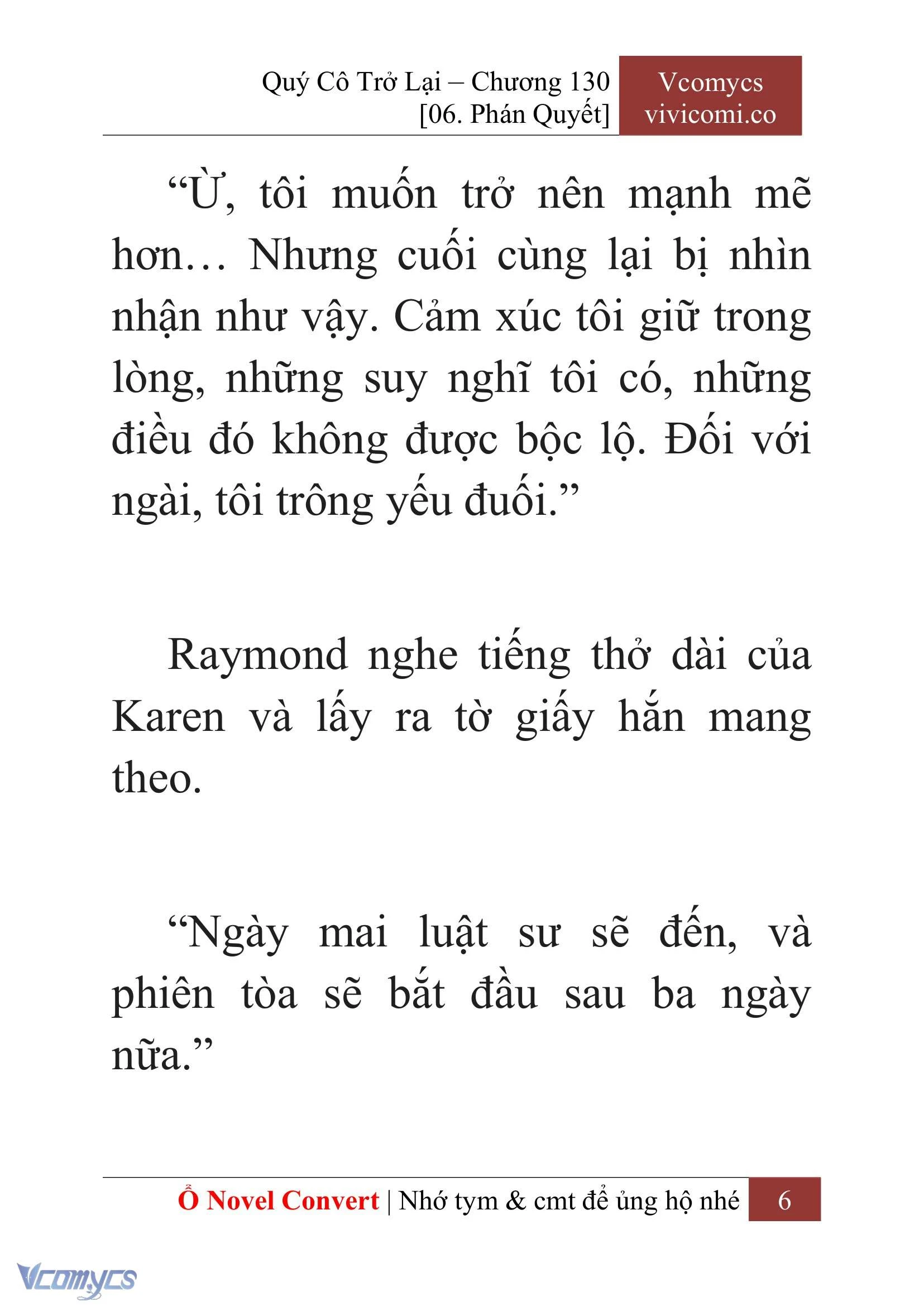 [Novel] Quý Cô Trở Lại Chapter 130 - Trang 9