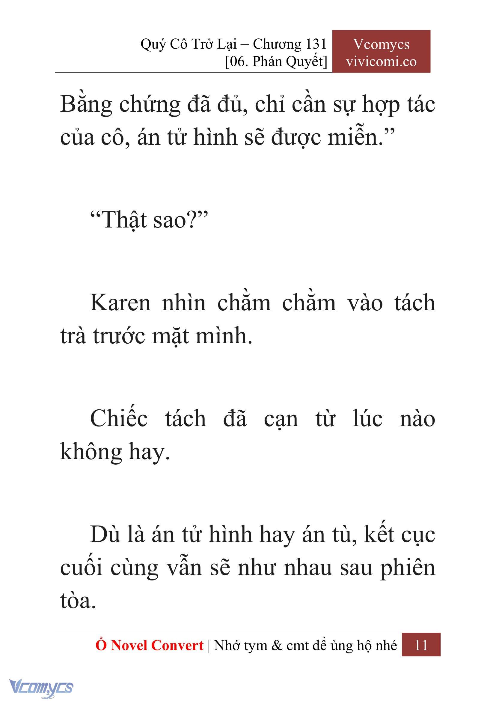 [Novel] Quý Cô Trở Lại Chapter 131 - Trang 14