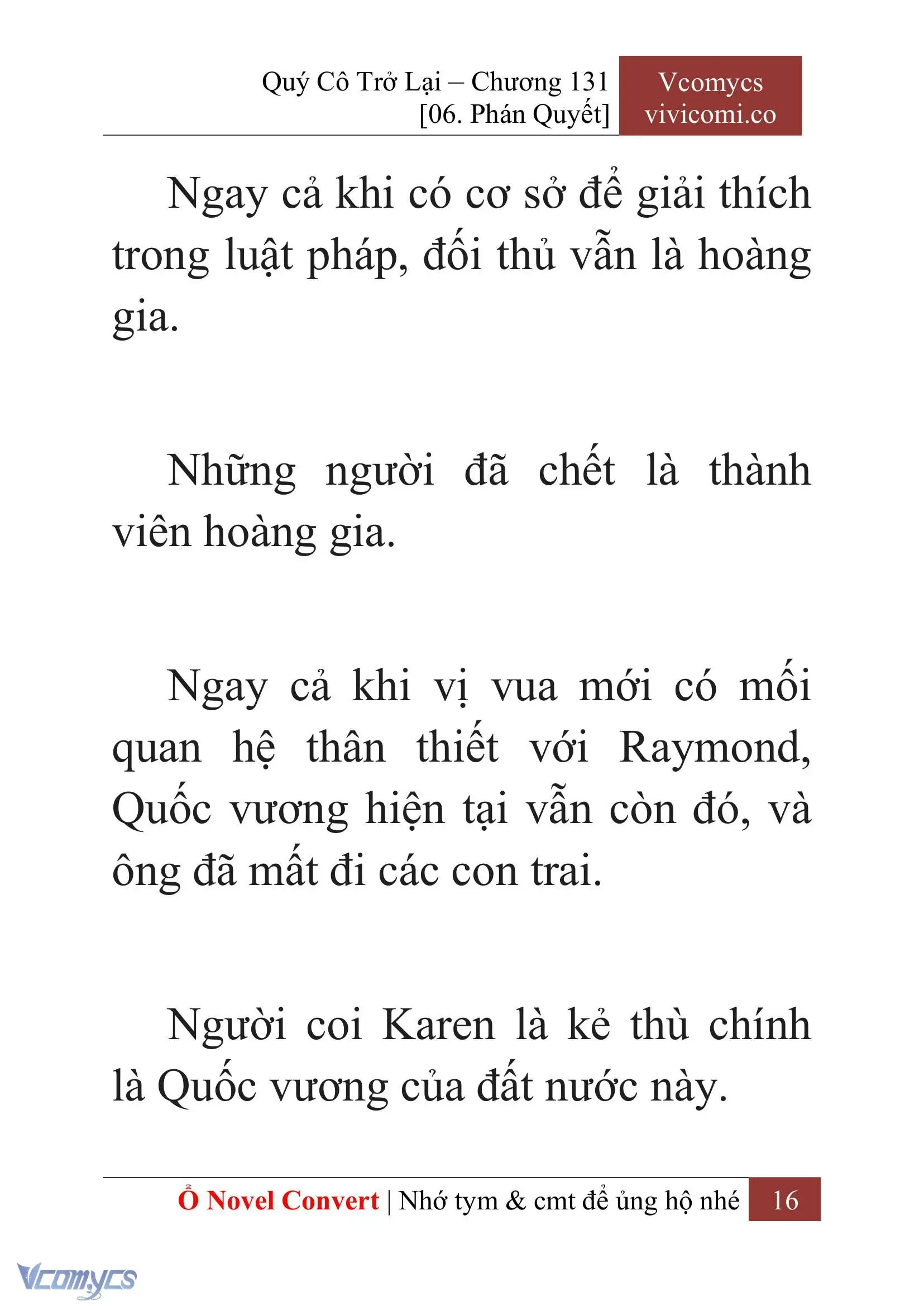 [Novel] Quý Cô Trở Lại Chapter 131 - Trang 19