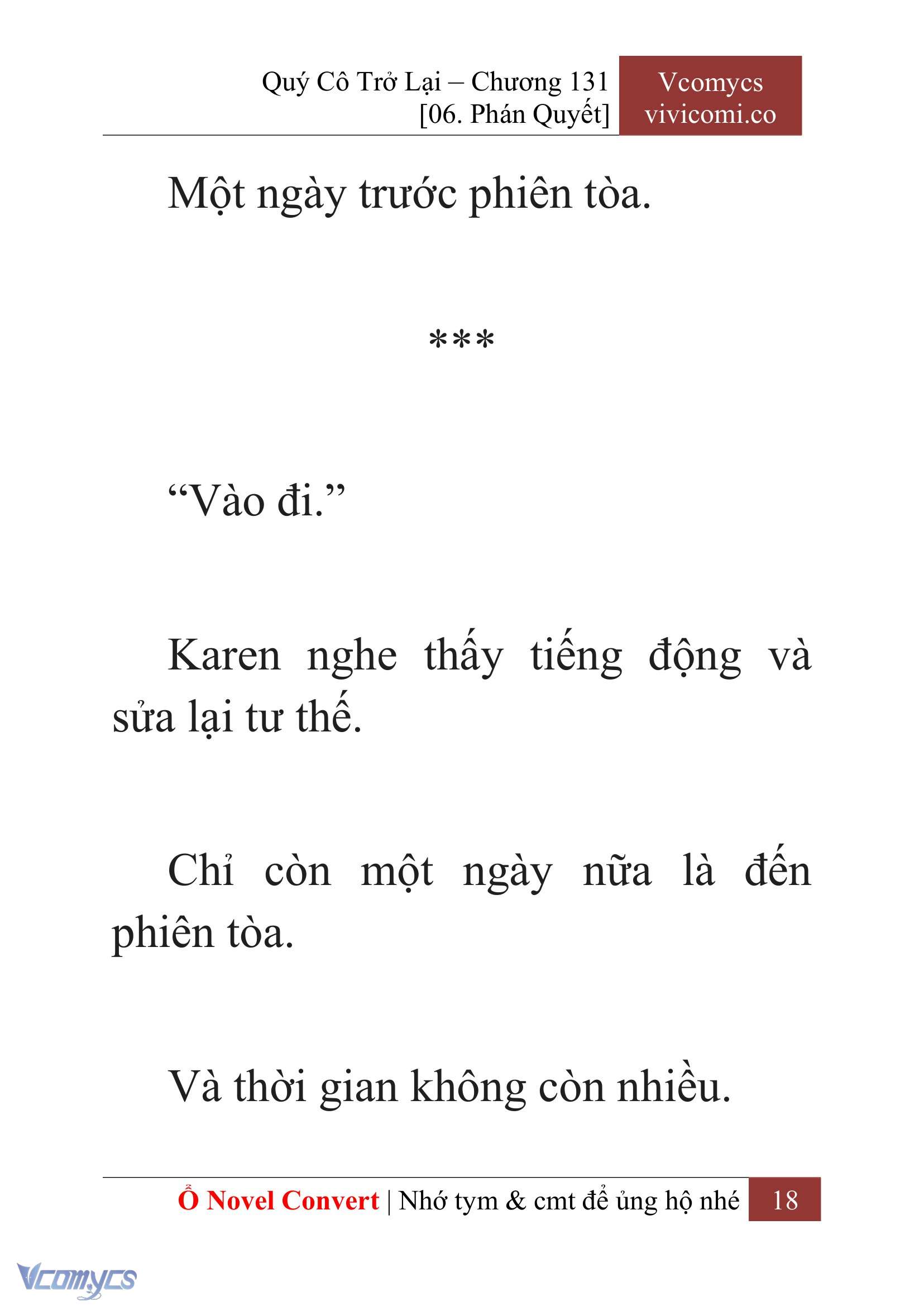 [Novel] Quý Cô Trở Lại Chapter 131 - Trang 21