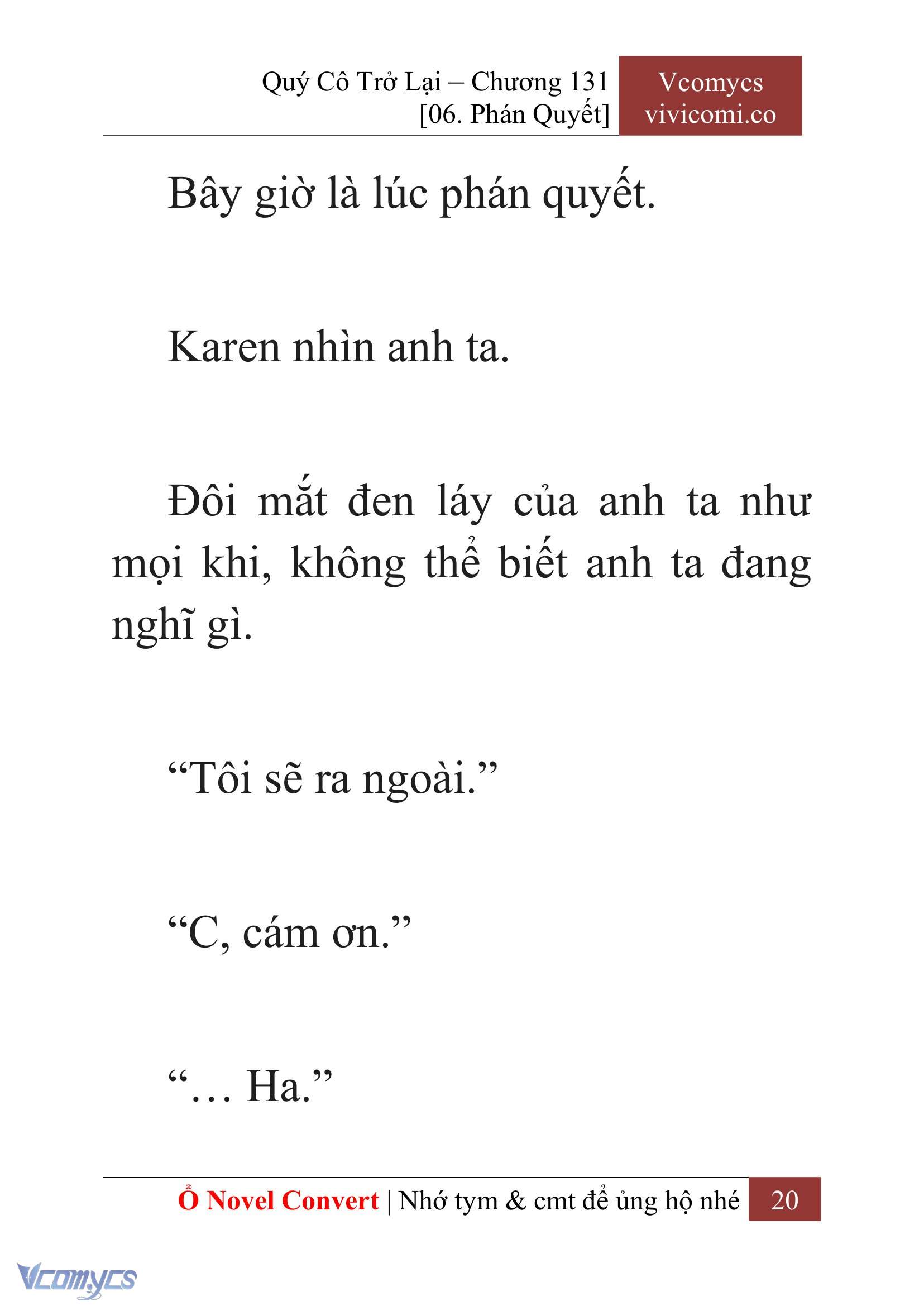 [Novel] Quý Cô Trở Lại Chapter 131 - Trang 23
