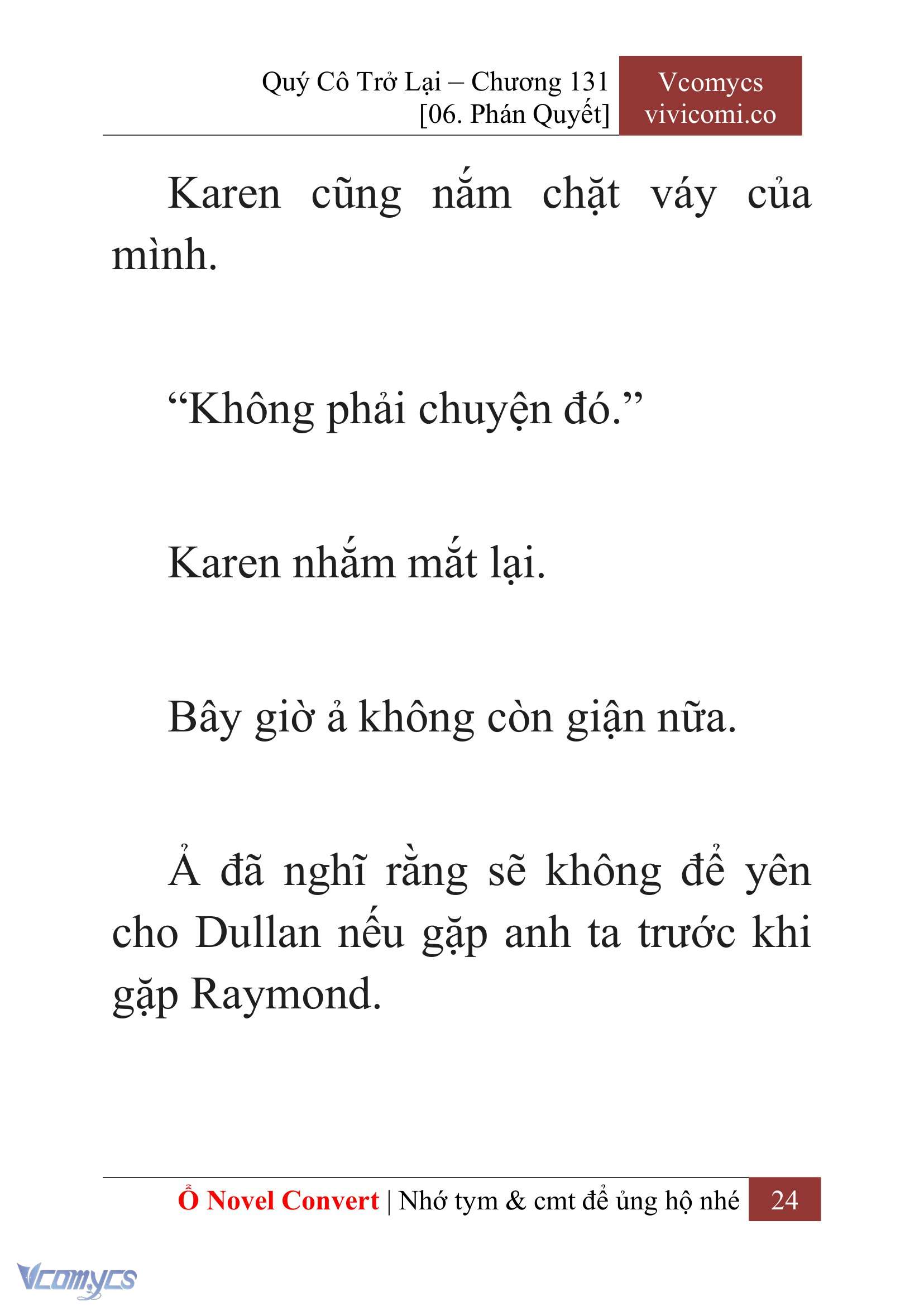 [Novel] Quý Cô Trở Lại Chapter 131 - Trang 27