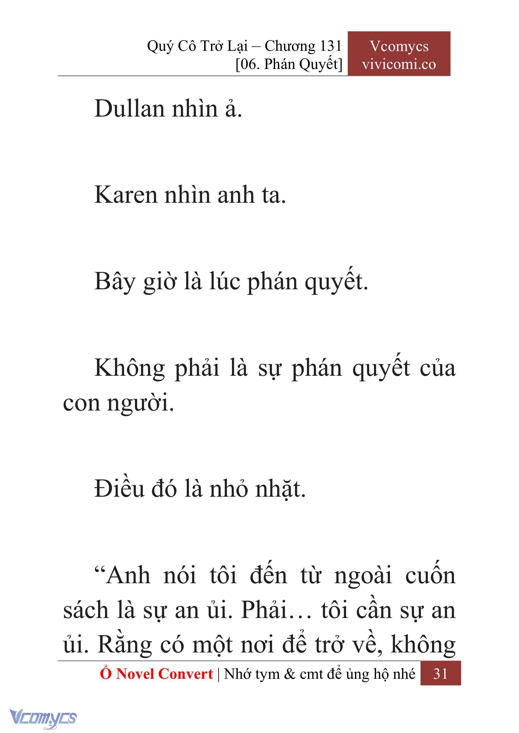 [Novel] Quý Cô Trở Lại Chapter 131 - Trang 34