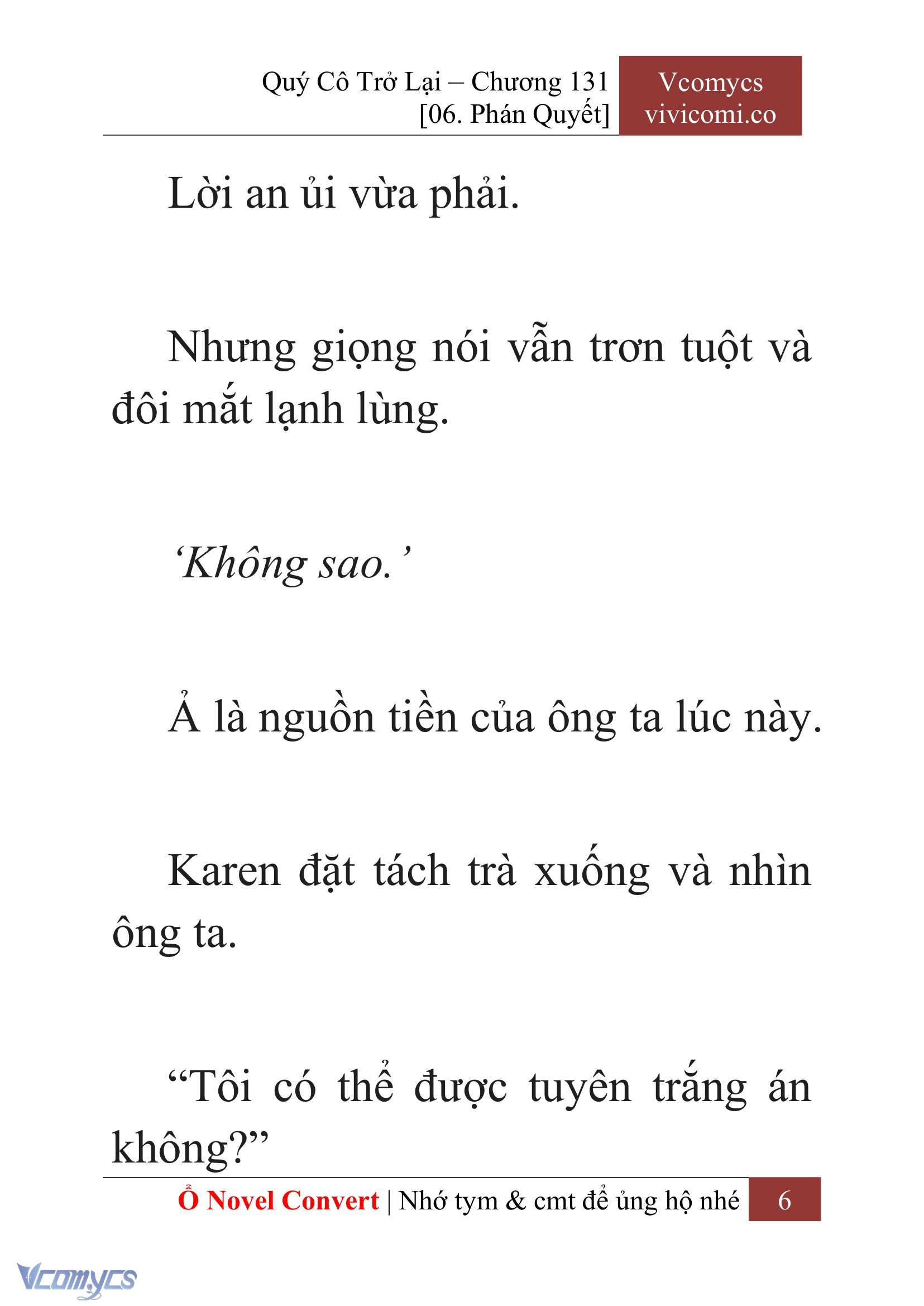[Novel] Quý Cô Trở Lại Chapter 131 - Trang 9