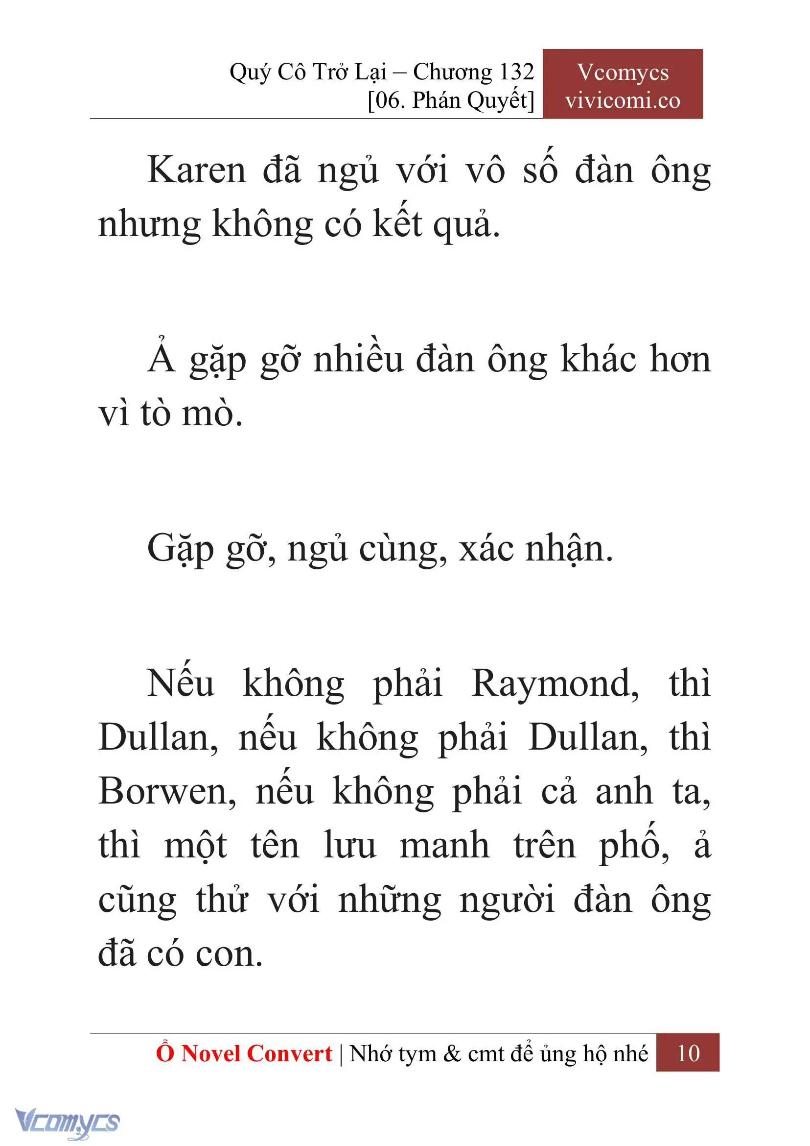 [Novel] Quý Cô Trở Lại Chapter 132 - Trang 13