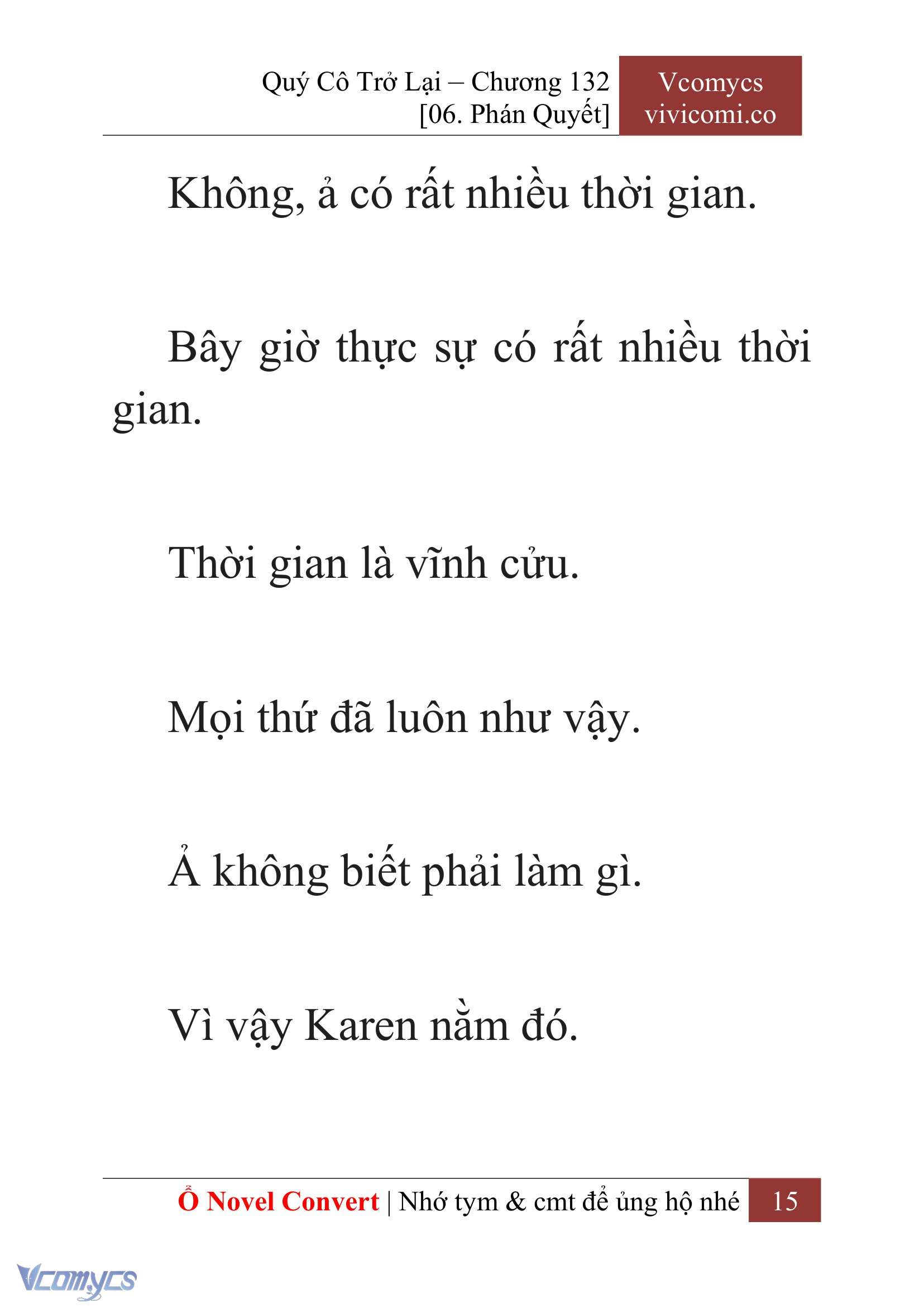 [Novel] Quý Cô Trở Lại Chapter 132 - Trang 18