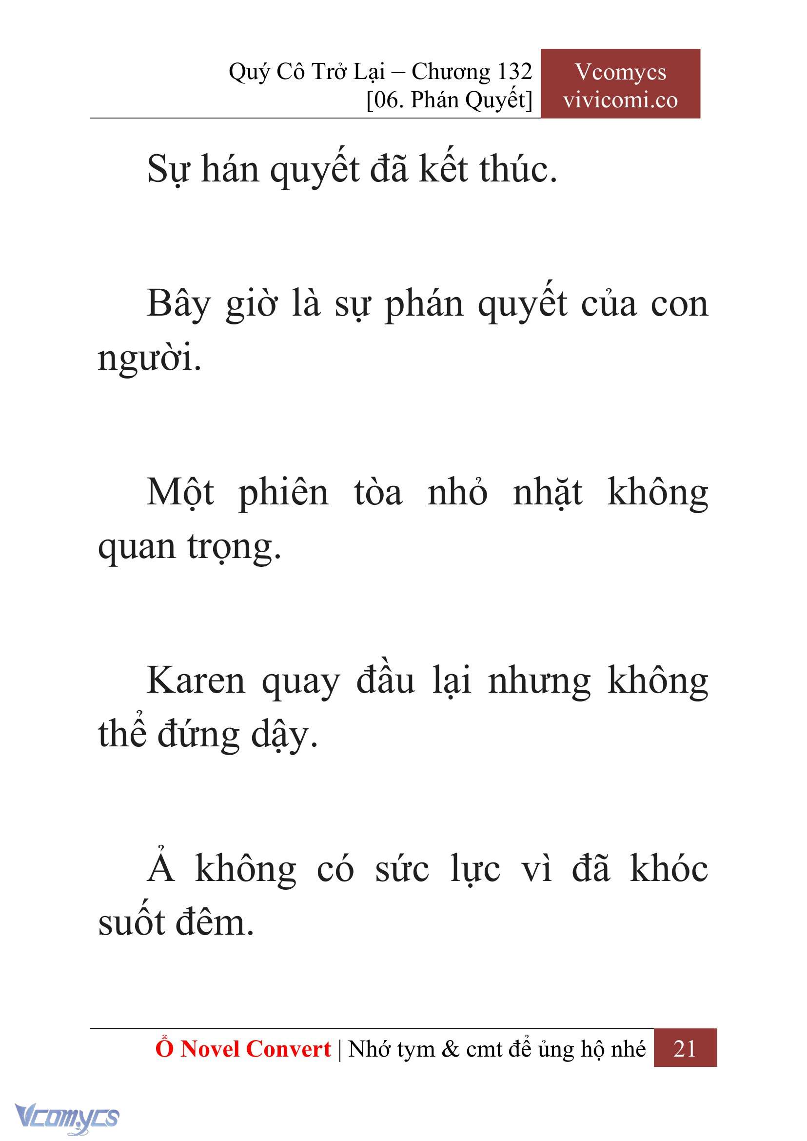 [Novel] Quý Cô Trở Lại Chapter 132 - Trang 24