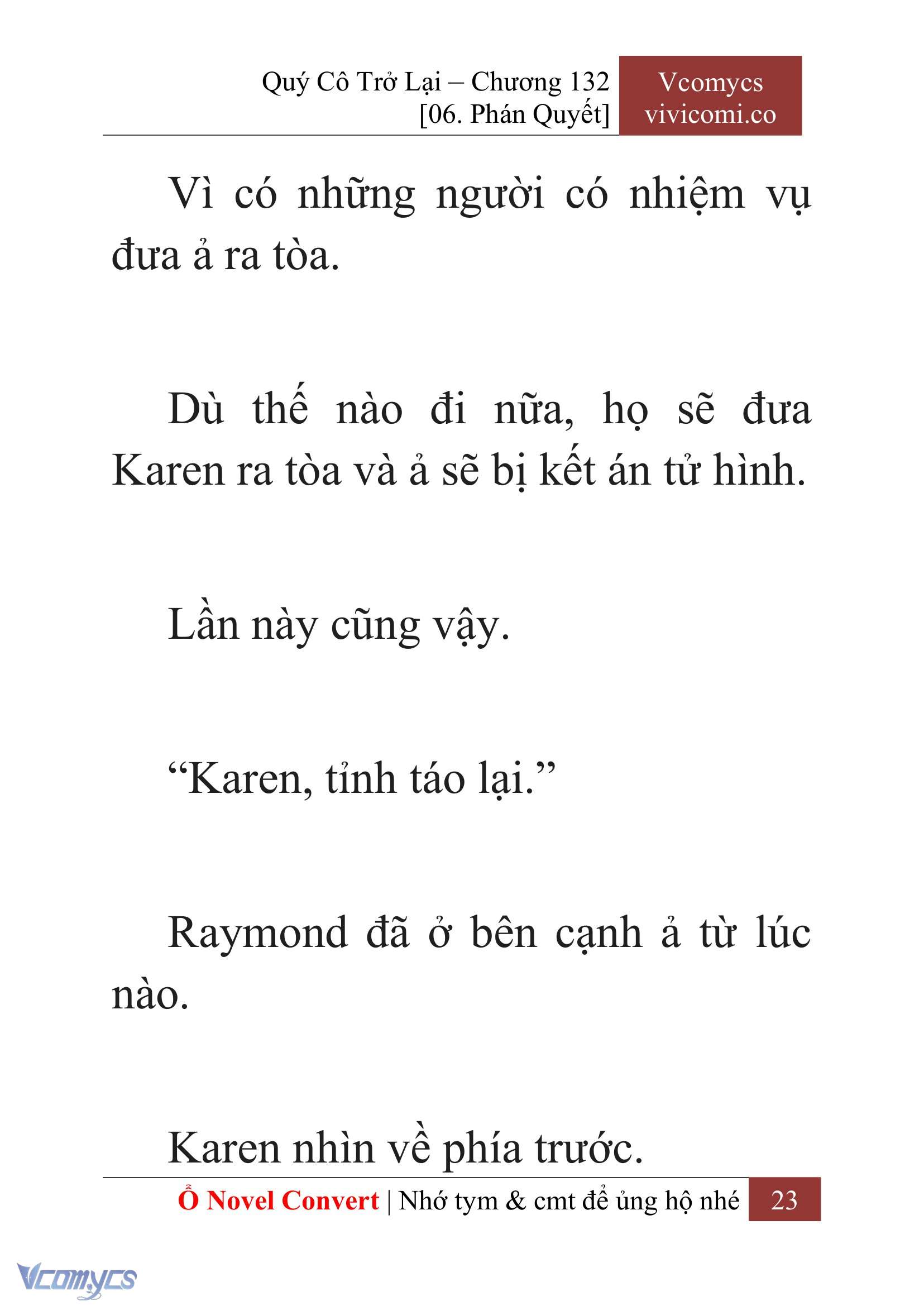 [Novel] Quý Cô Trở Lại Chapter 132 - Trang 26