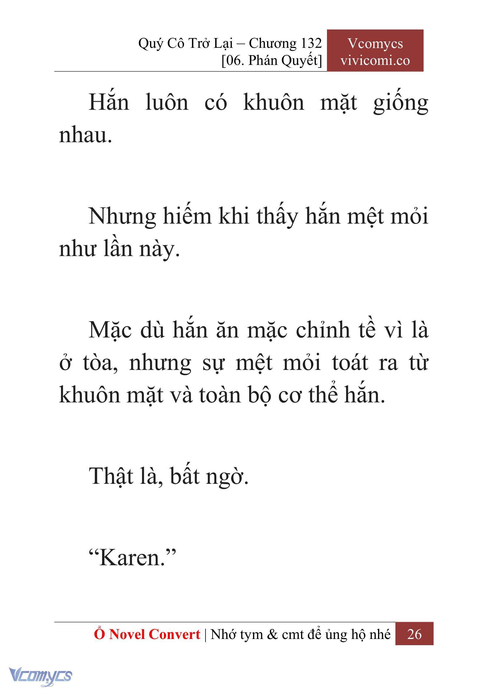 [Novel] Quý Cô Trở Lại Chapter 132 - Trang 29