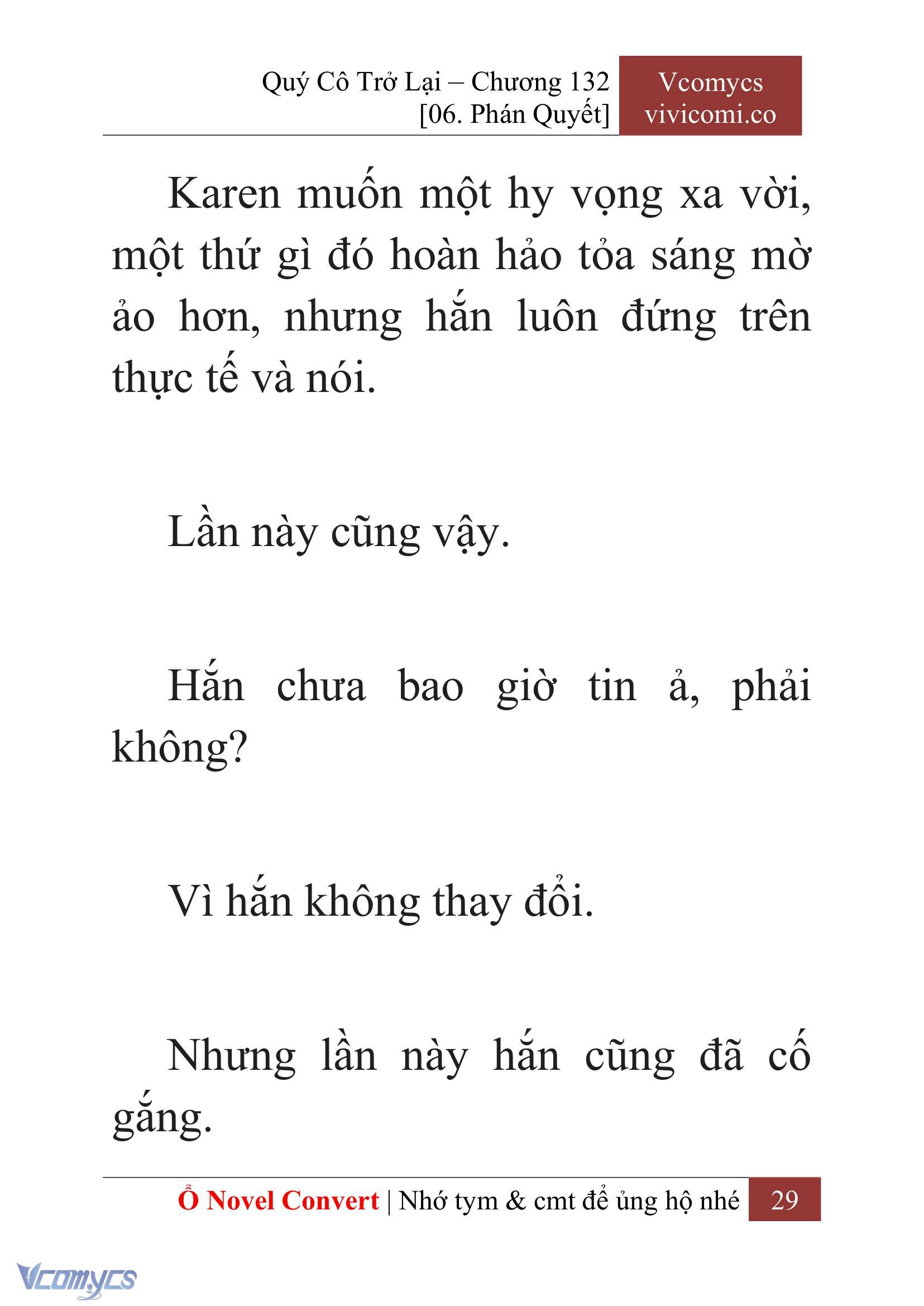 [Novel] Quý Cô Trở Lại Chapter 132 - Trang 32