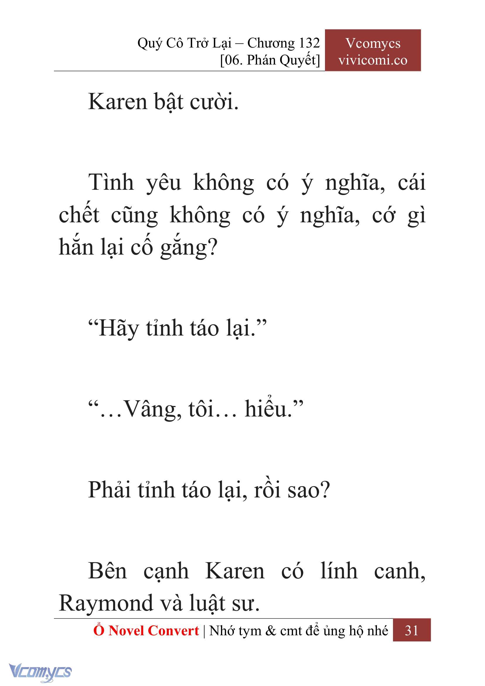 [Novel] Quý Cô Trở Lại Chapter 132 - Trang 34