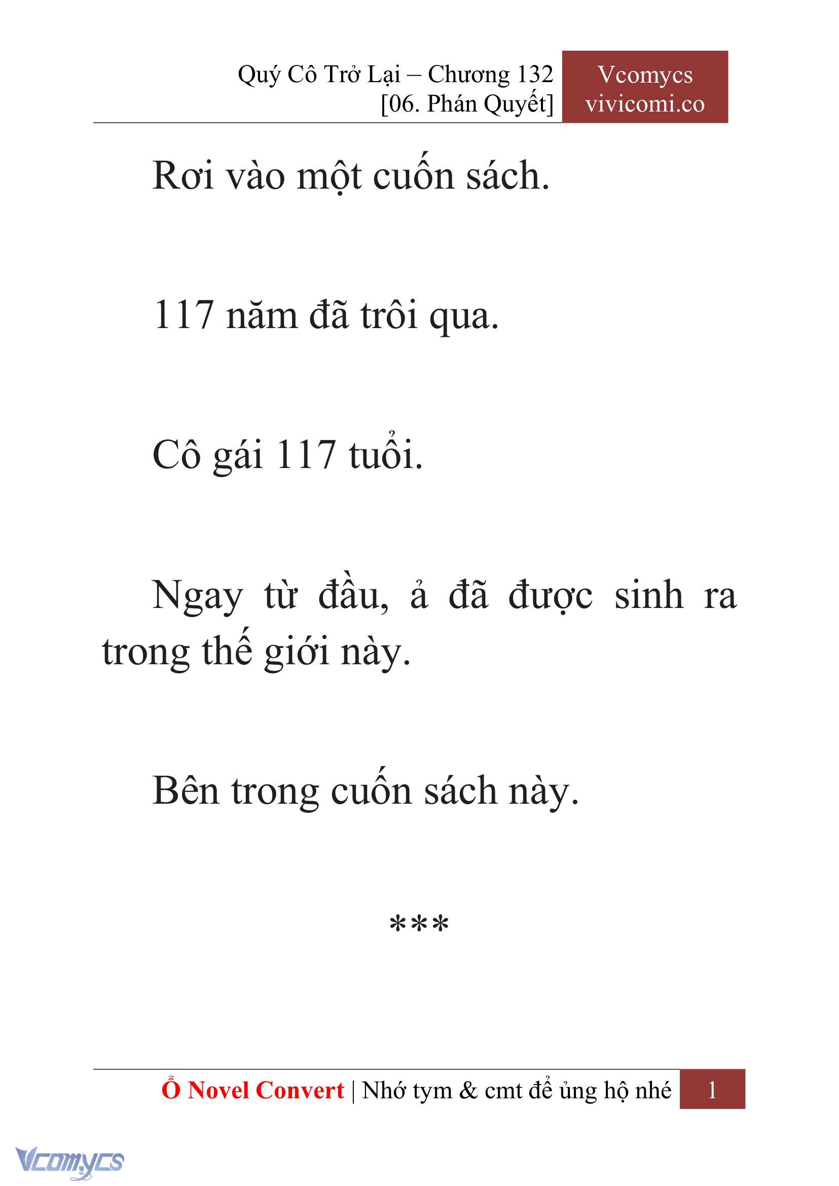 [Novel] Quý Cô Trở Lại Chapter 132 - Trang 4
