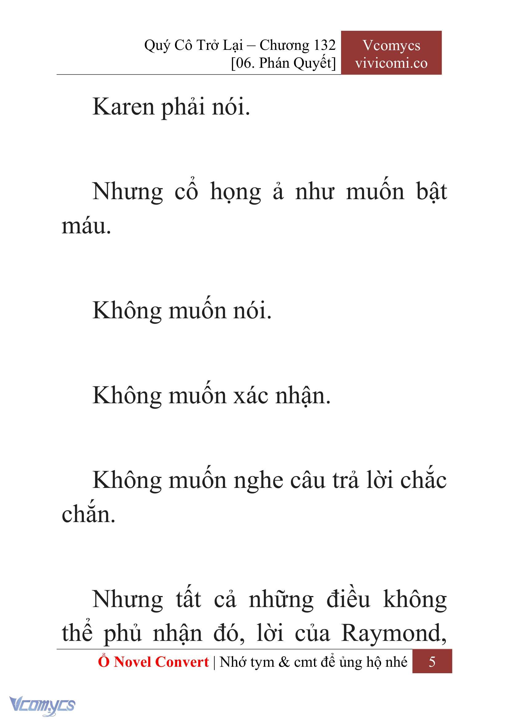 [Novel] Quý Cô Trở Lại Chapter 132 - Trang 8