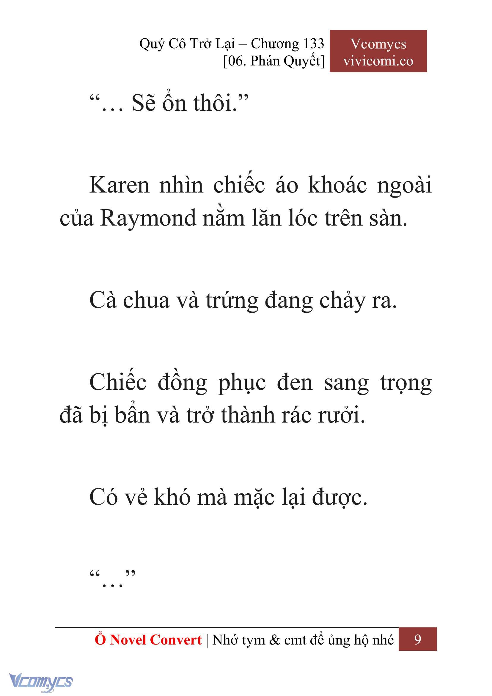[Novel] Quý Cô Trở Lại Chapter 133 - Trang 12